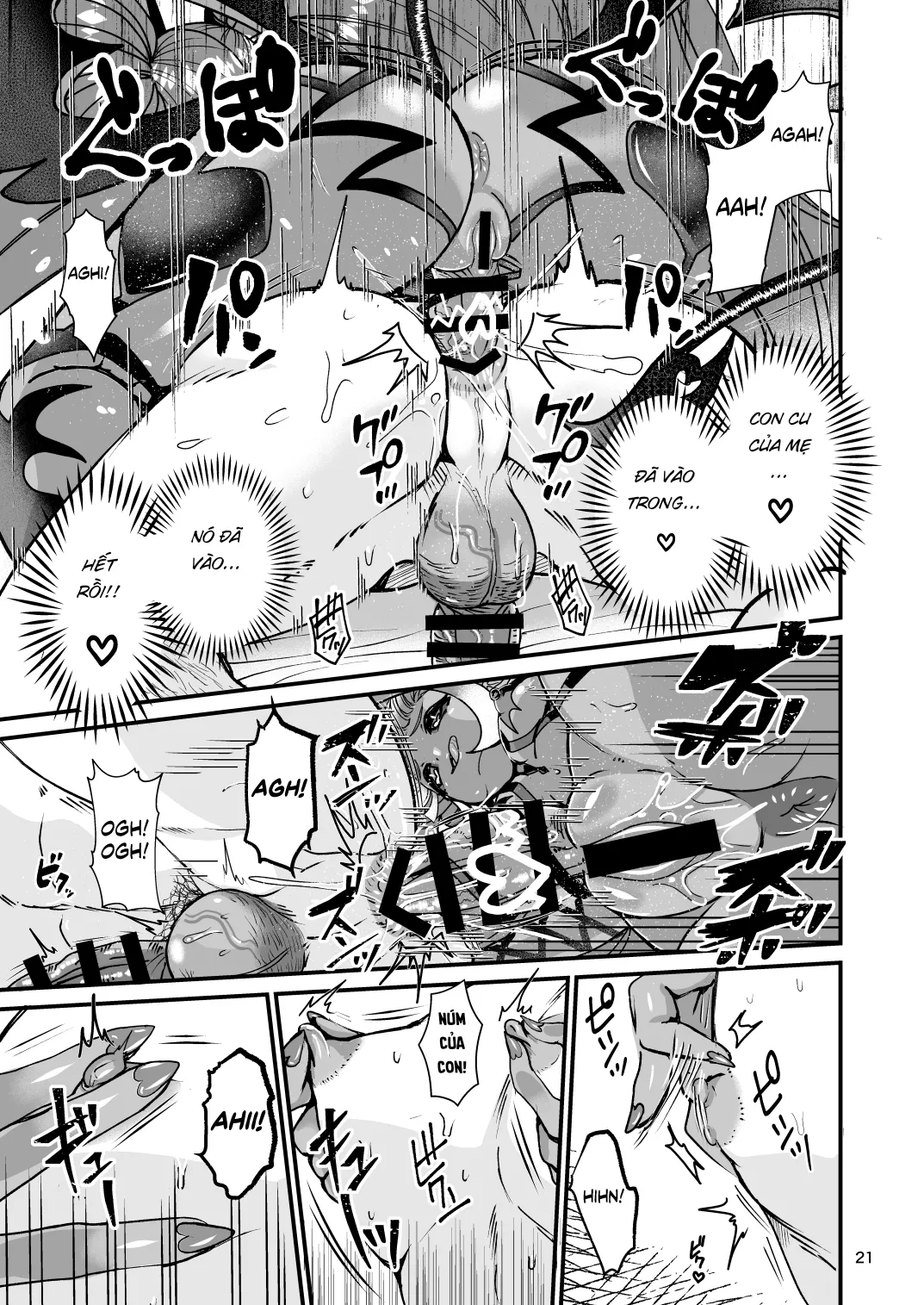 HentaiVN.net - Ảnh 21 - Futanari Devil Mama no Mesu ni Naru - Chap 1