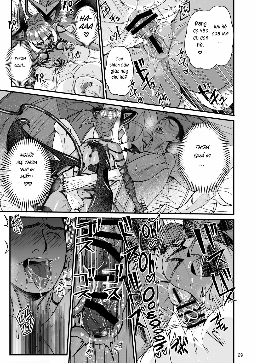 HentaiVN.net - Ảnh 29 - Futanari Devil Mama no Mesu ni Naru - Chap 1