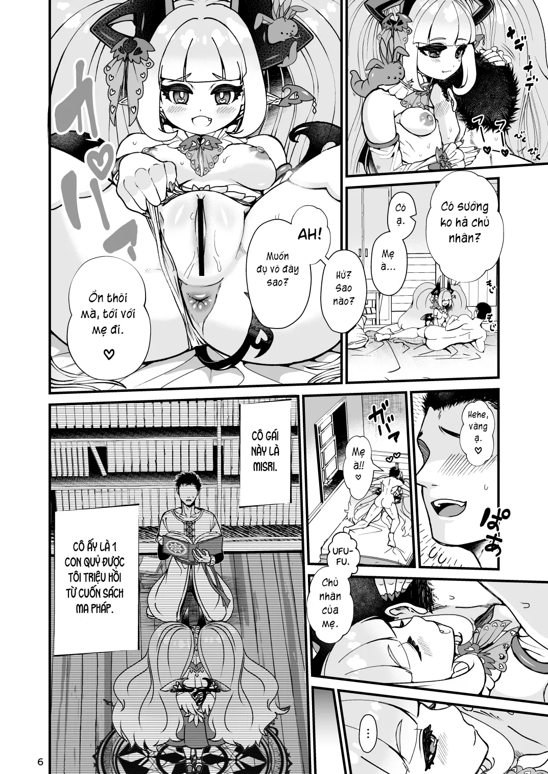HentaiVN.net - Ảnh 6 - Futanari Devil Mama no Mesu ni Naru - Chap 1