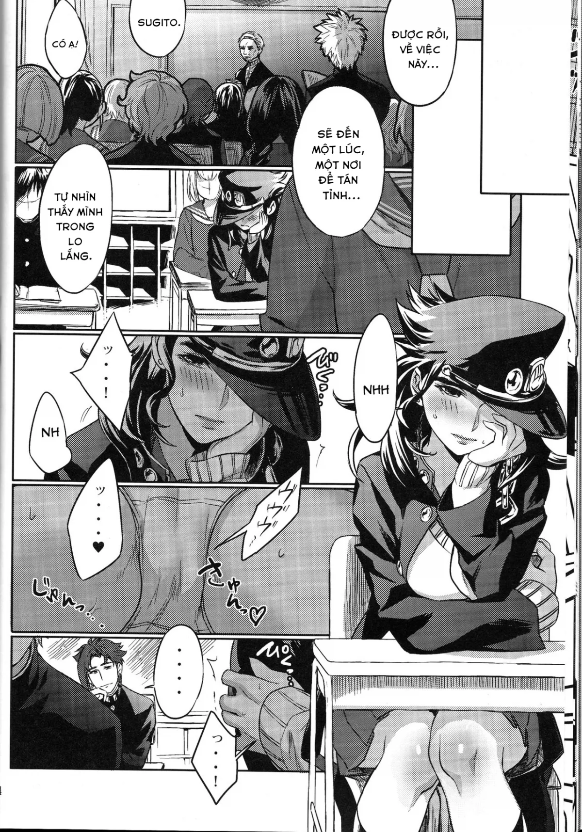 HentaiVN.net - Ảnh 13 - Bí mật giữa chúng tôi [Bokura no Himitsu (Jojo's Bizarre Adventure)] - Chap 1