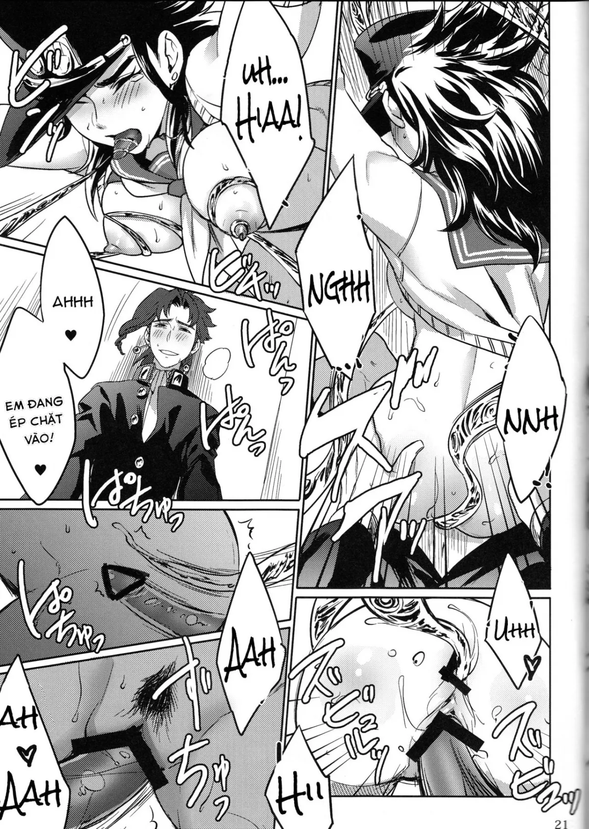 HentaiVN.net - Ảnh 20 - Bí mật giữa chúng tôi [Bokura no Himitsu (Jojo's Bizarre Adventure)] - Chap 1