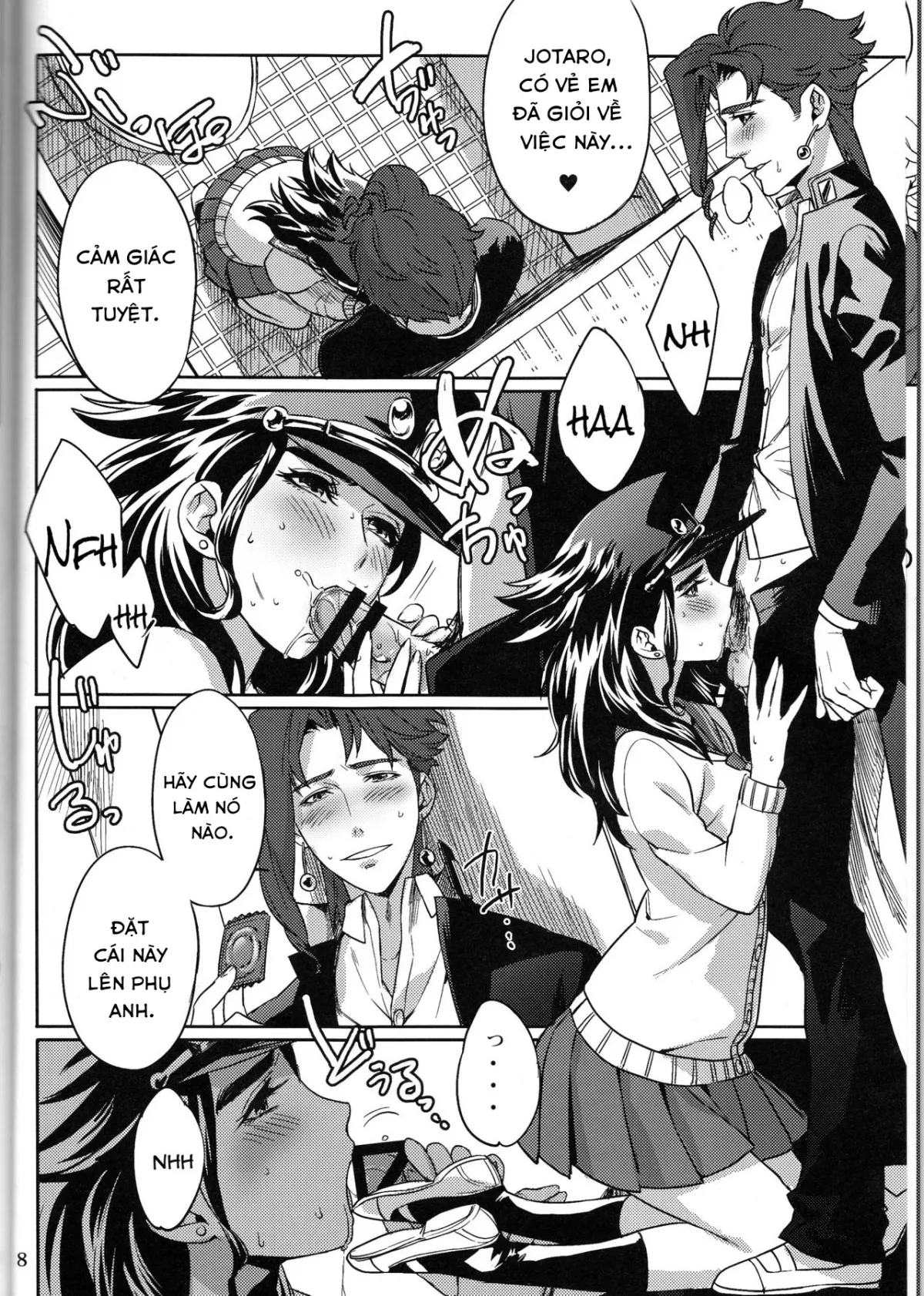 HentaiVN.net - Ảnh 7 - Bí mật giữa chúng tôi [Bokura no Himitsu (Jojo's Bizarre Adventure)] - Chap 1