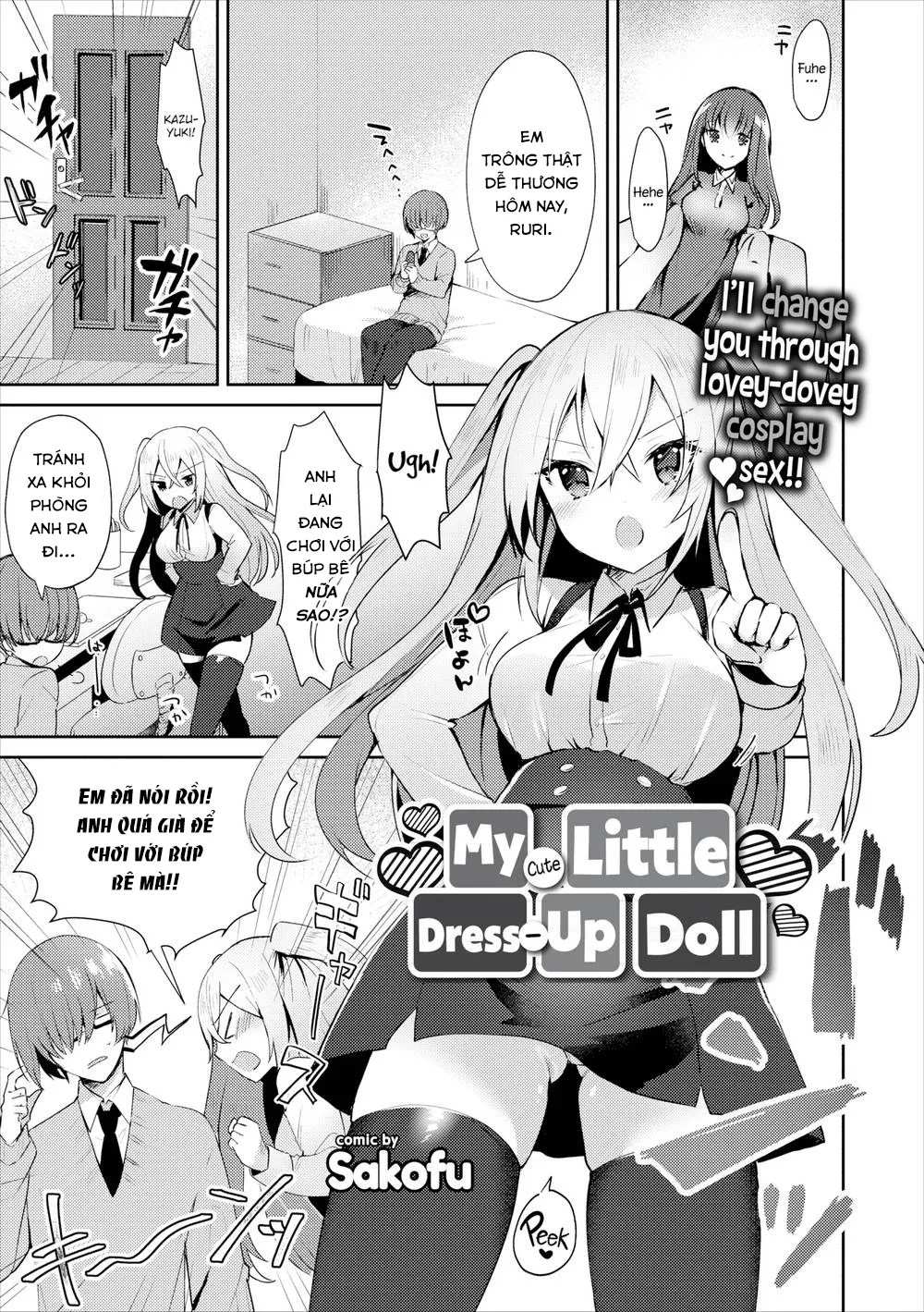 HentaiVN.net - Ảnh 2 - My Cute Little Dress-Up Doll - Chap 1