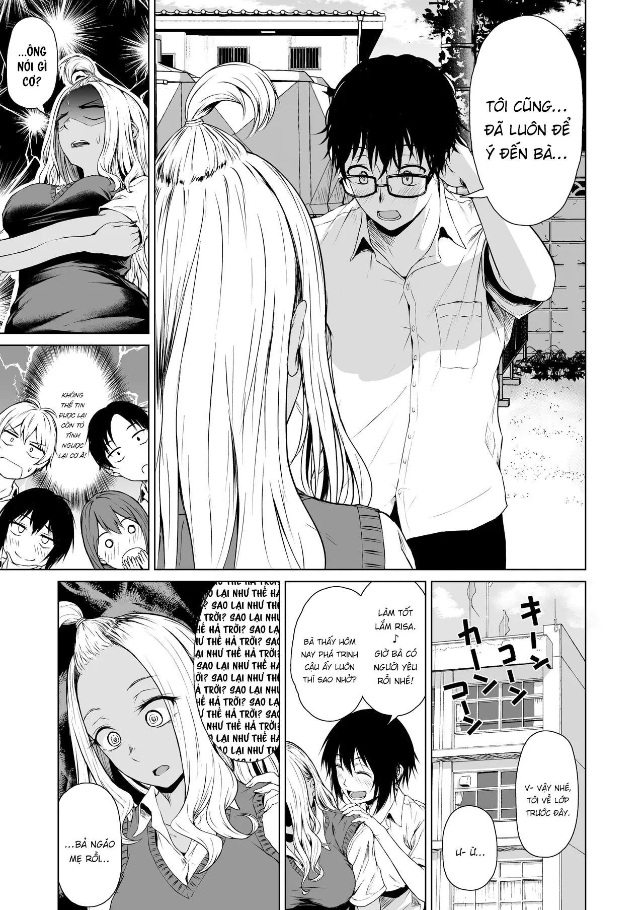 HentaiVN.net - Ảnh 10 - Một tuần dài tìm hiểu nhau của cô nàng gyaru và anh chàng nhát gái [A Week-Long Relation Between a Gyaru and an Introvert; Gal to Inkya no Kousai Shuukan.] - Chap 1