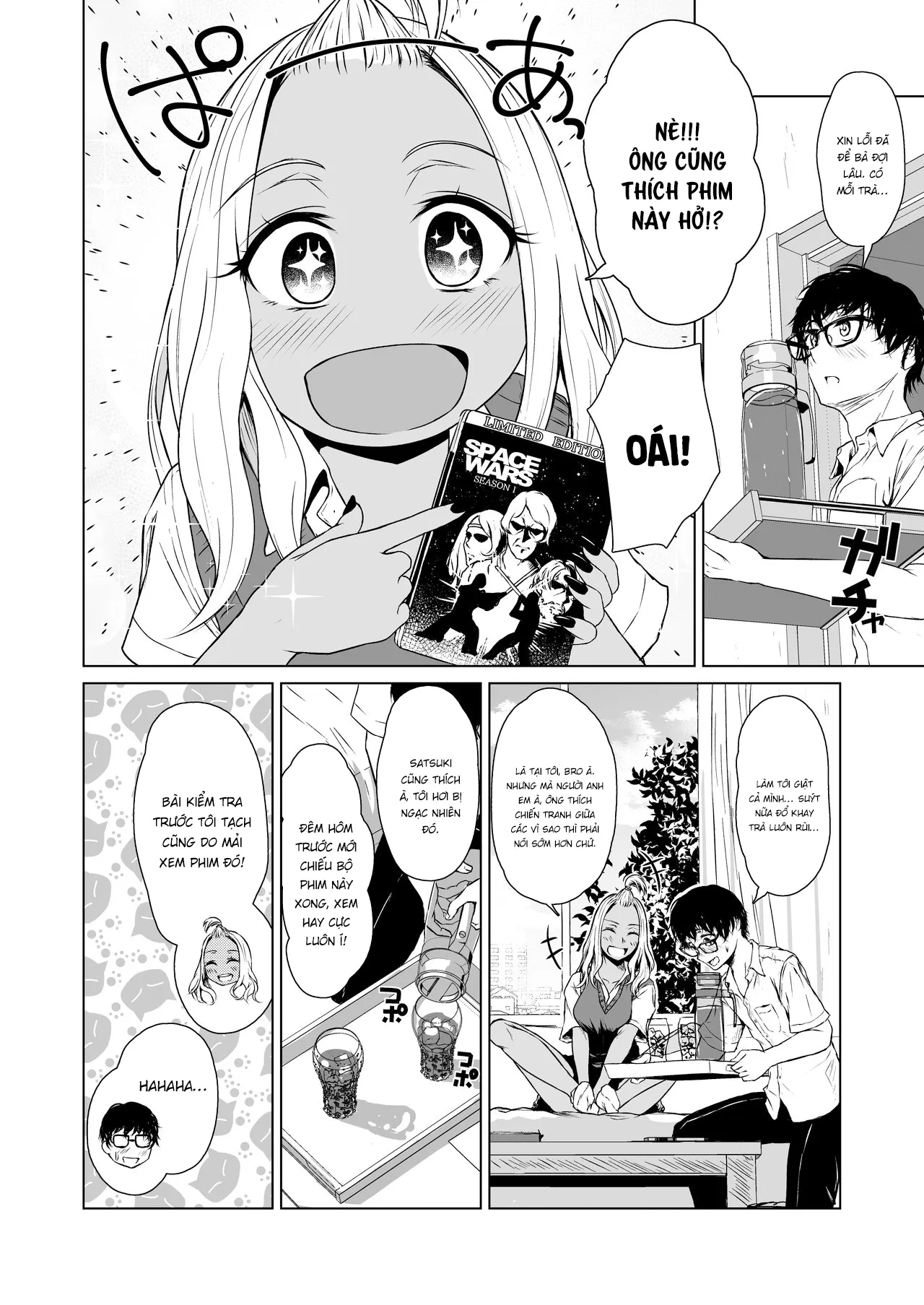 HentaiVN.net - Ảnh 18 - Một tuần dài tìm hiểu nhau của cô nàng gyaru và anh chàng nhát gái [A Week-Long Relation Between a Gyaru and an Introvert; Gal to Inkya no Kousai Shuukan.] - Chap 1
