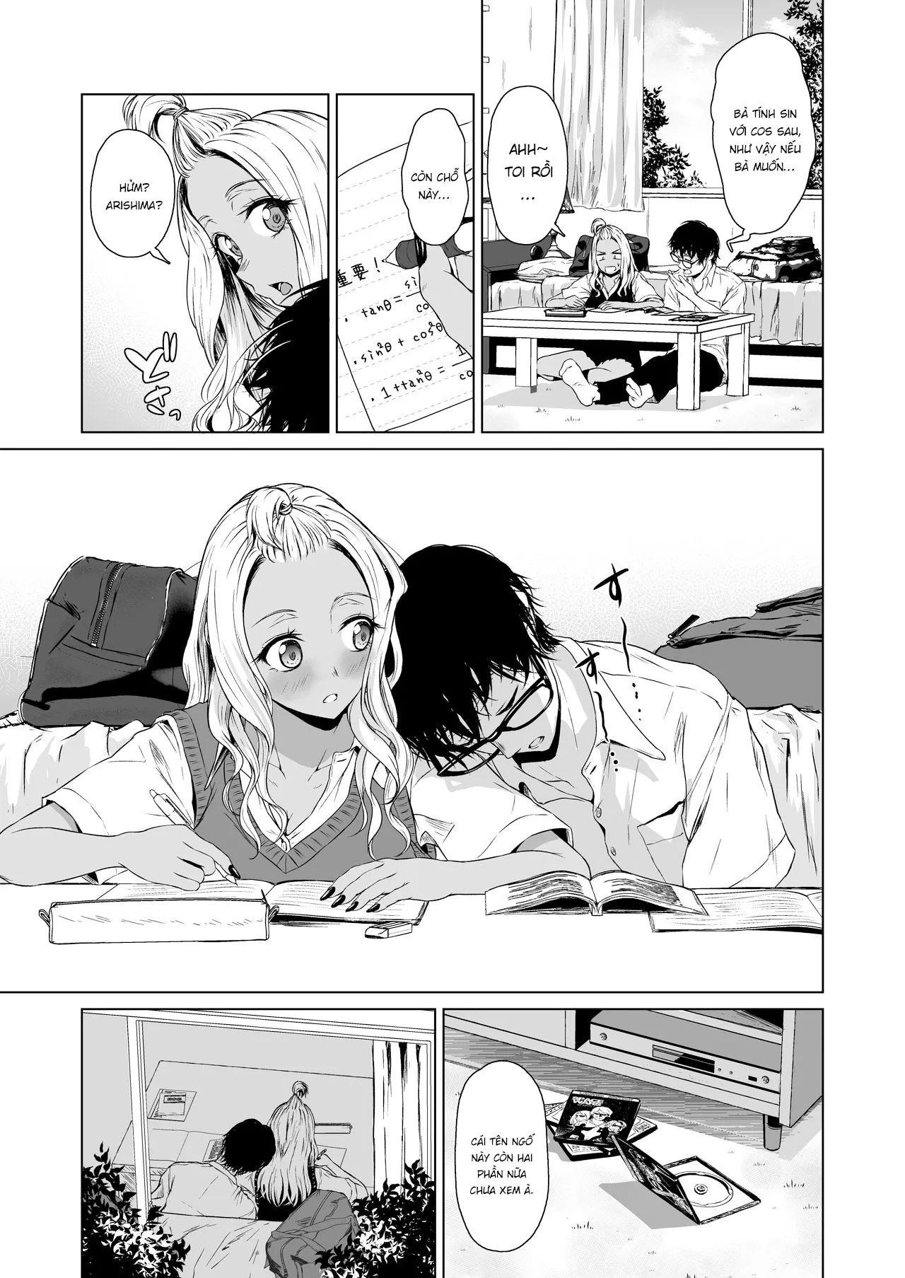 HentaiVN.net - Ảnh 23 - Một tuần dài tìm hiểu nhau của cô nàng gyaru và anh chàng nhát gái [A Week-Long Relation Between a Gyaru and an Introvert; Gal to Inkya no Kousai Shuukan.] - Chap 1