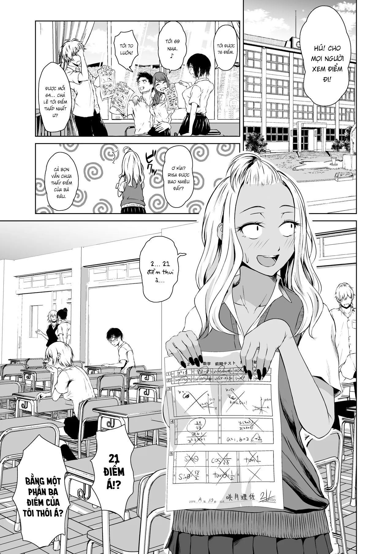 HentaiVN.net - Ảnh 5 - Một tuần dài tìm hiểu nhau của cô nàng gyaru và anh chàng nhát gái [A Week-Long Relation Between a Gyaru and an Introvert; Gal to Inkya no Kousai Shuukan.] - Chap 1
