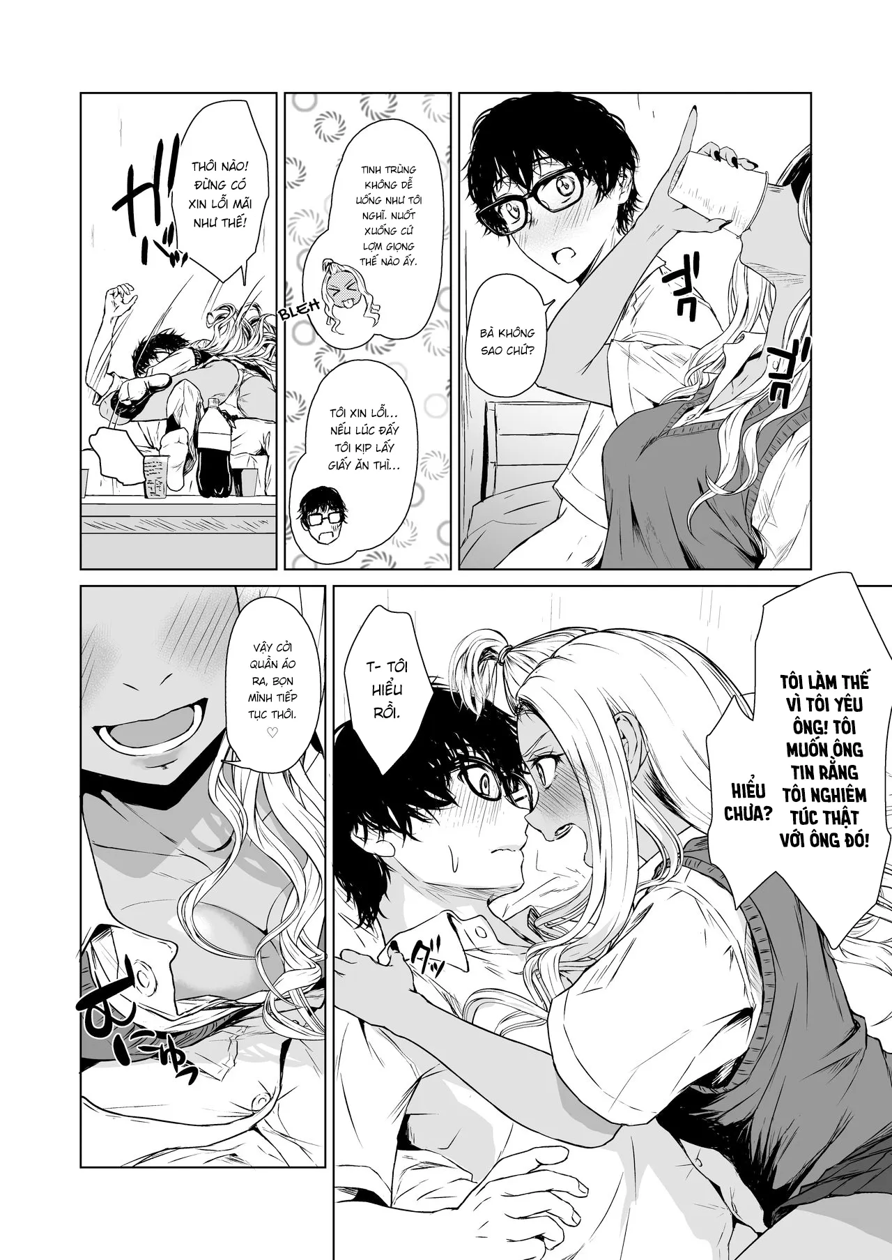 HentaiVN.net - Ảnh 11 - Một tuần dài tìm hiểu nhau của cô nàng gyaru và anh chàng nhát gái [A Week-Long Relation Between a Gyaru and an Introvert; Gal to Inkya no Kousai Shuukan.] - Chap 2