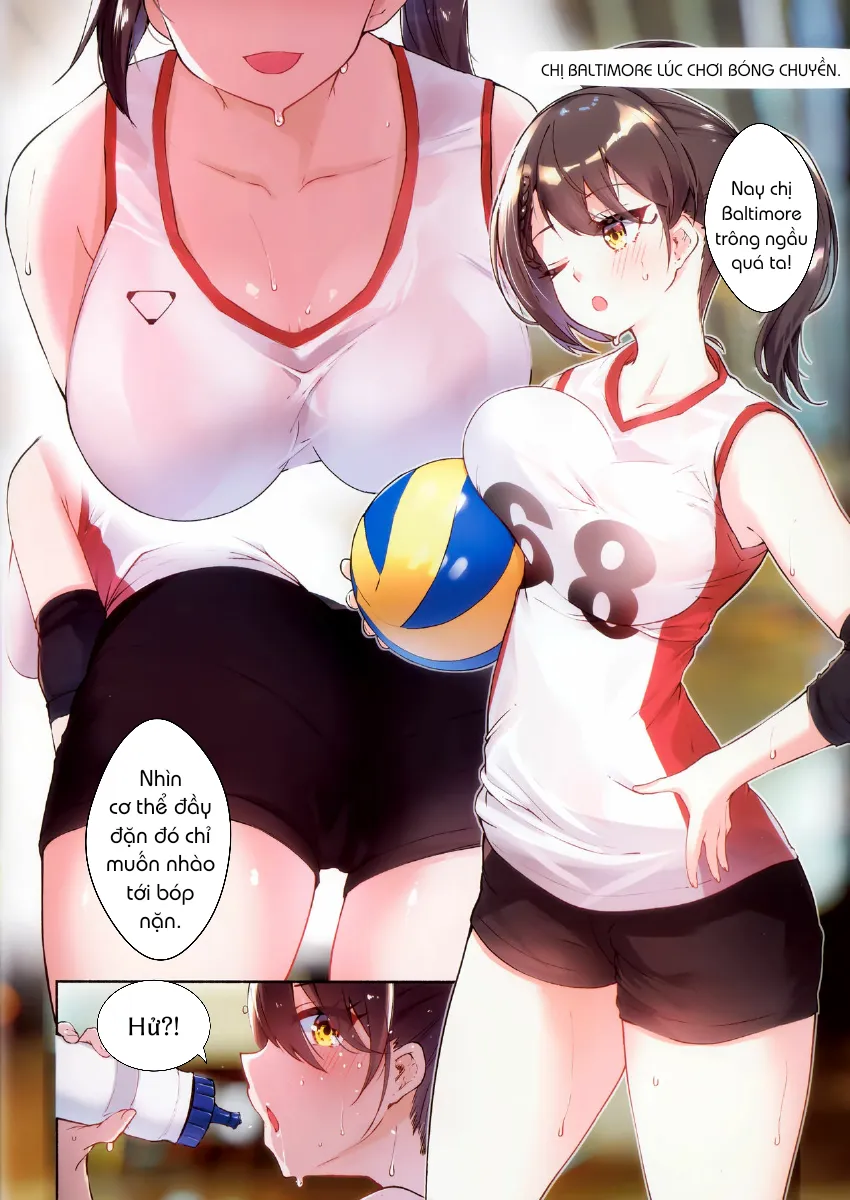 HentaiVN.net - Ảnh 4 - Baltimore Senpai Secret Club Life! [ボルチモア先輩の秘密の部活紹介] - Chap 1