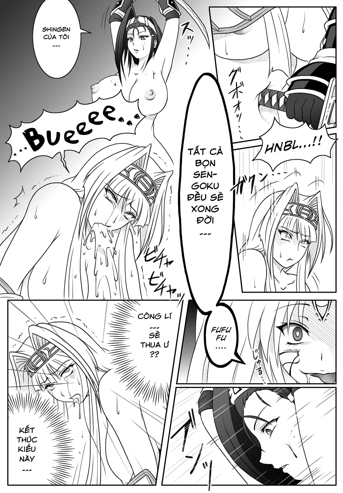HentaiVN.net - Ảnh 13 - SENGOKU OTOME ZAN - Chap 1