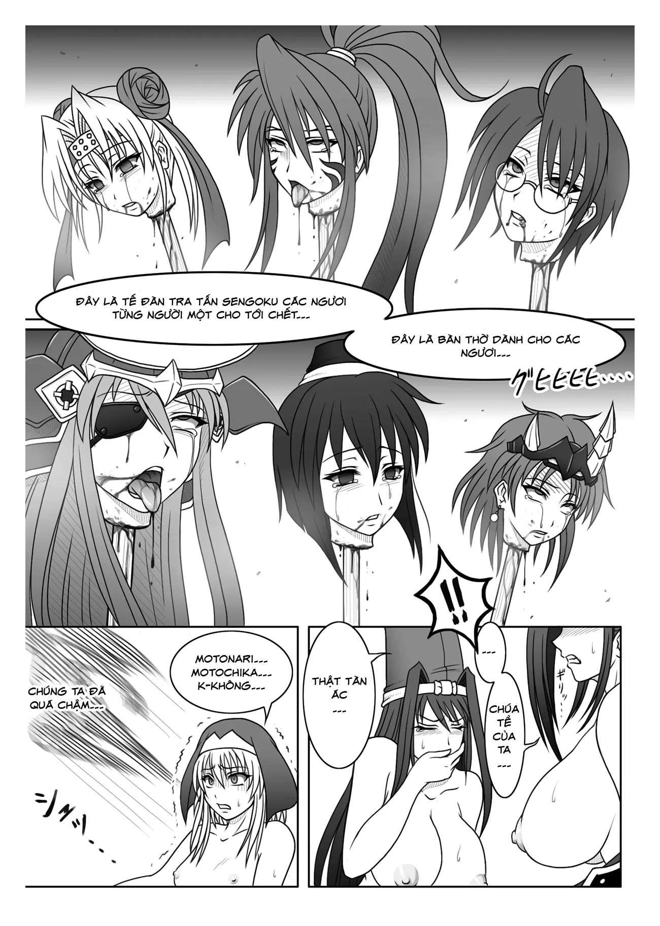 HentaiVN.net - Ảnh 4 - SENGOKU OTOME ZAN - Chap 1