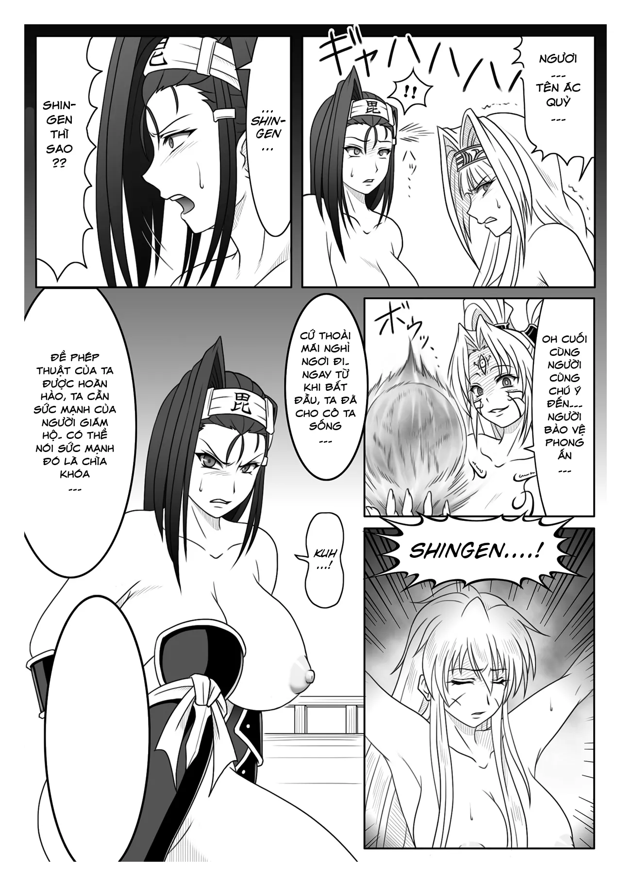 HentaiVN.net - Ảnh 8 - SENGOKU OTOME ZAN - Chap 1