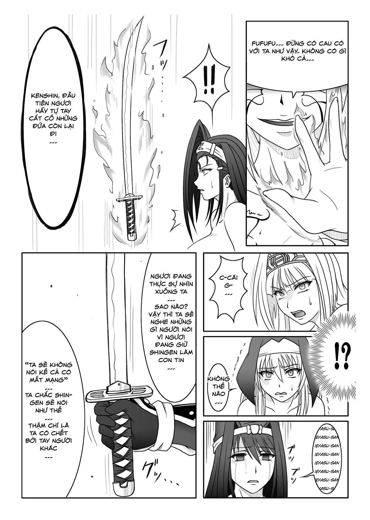 HentaiVN.net - Ảnh 9 - SENGOKU OTOME ZAN - Chap 1