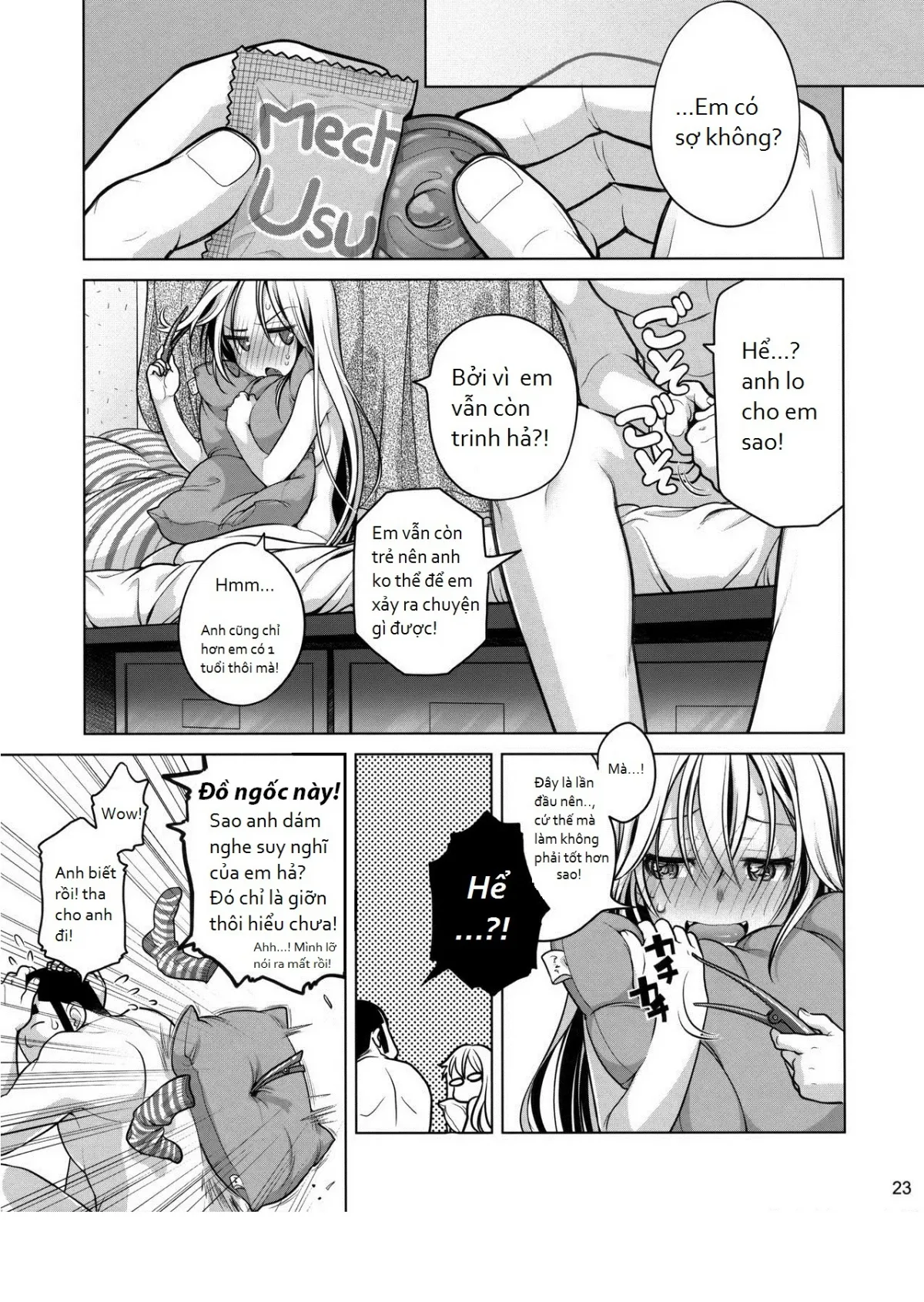 HentaiVN.net - Ảnh 22 - Senpai-chan to Ore 1 - Chap 1