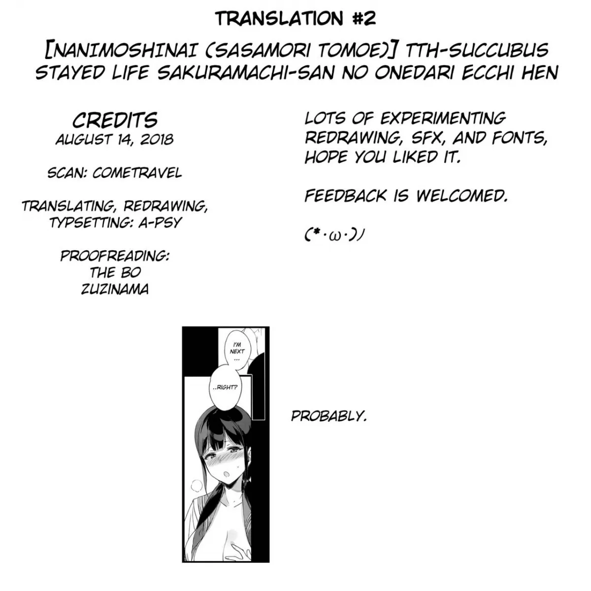HentaiVN.net - Ảnh 9 - TTH Succubus Stayed Life Sakuramachi-san no Onedari Ecchi Hen - Chap 1