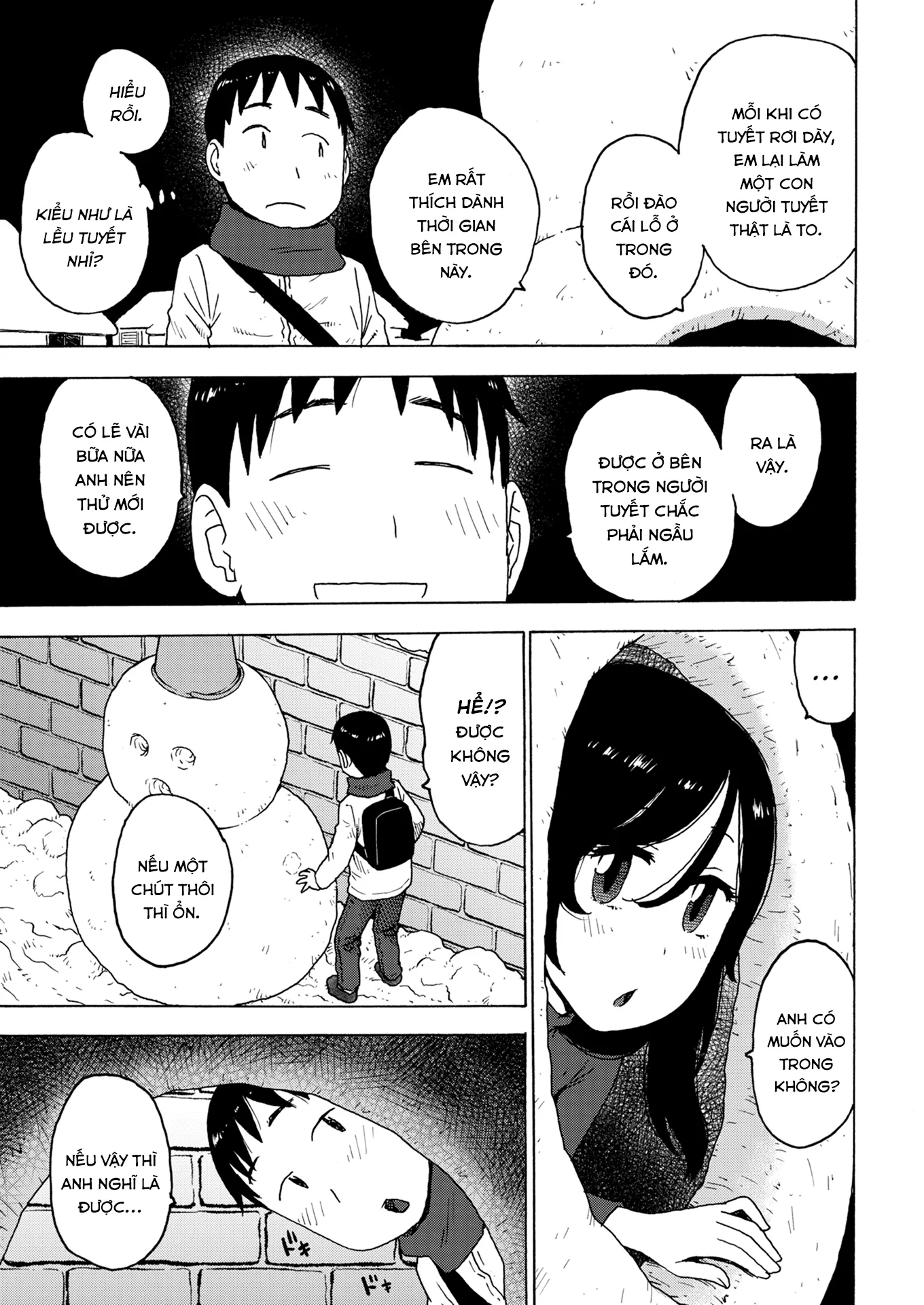 HentaiVN.net - Ảnh 5 - Lời Xin Chào Từ Bên Trong Người Tuyết [Hello From Inside The Snowman] - Chap 1