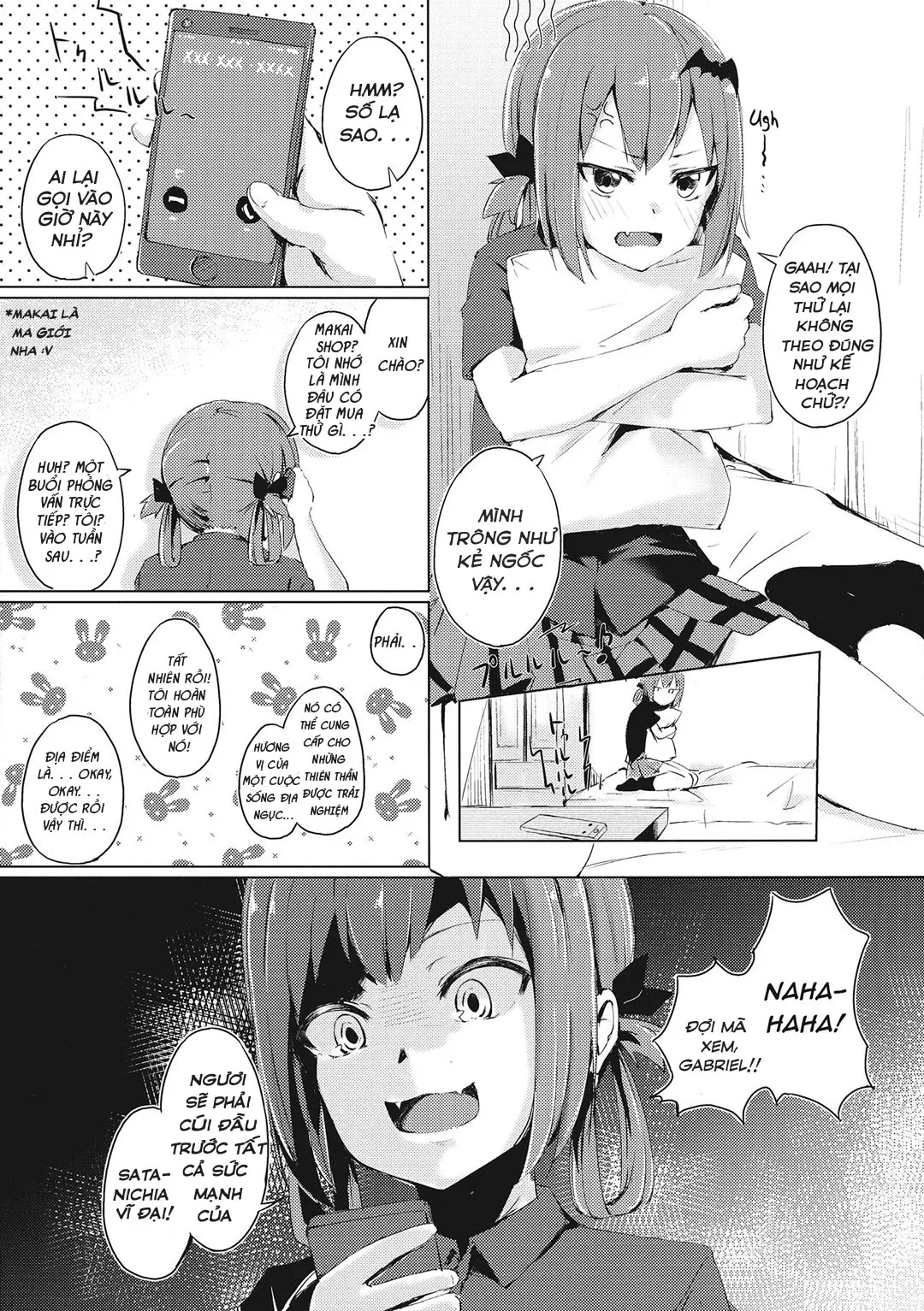 HentaiVN.net - Ảnh 4 - Dai Acme Satanichia - Chap 1