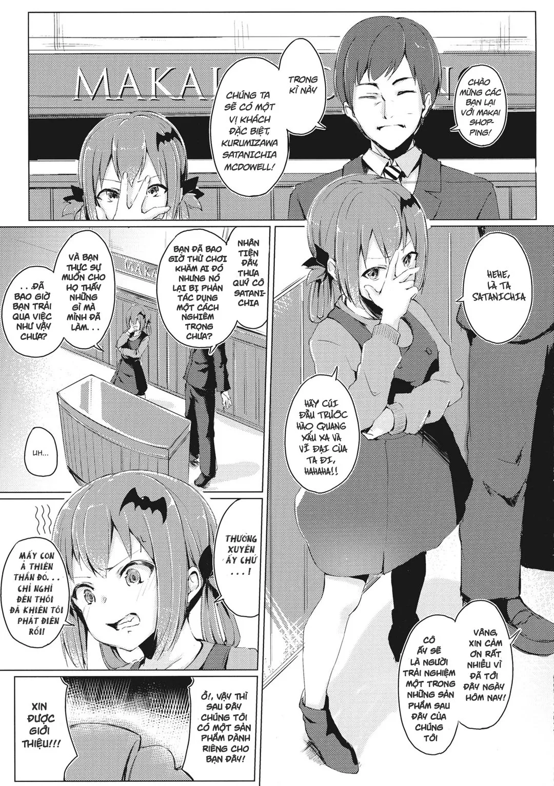 HentaiVN.net - Ảnh 6 - Dai Acme Satanichia - Chap 1