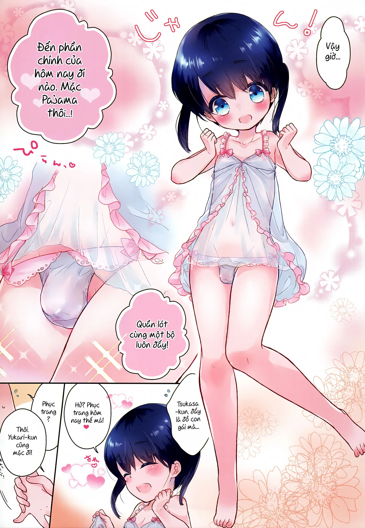 HentaiVN.net - Ảnh 3 - Pajama Party Suru Houhou [パジャマパーティする方法♥] - Chap 1
