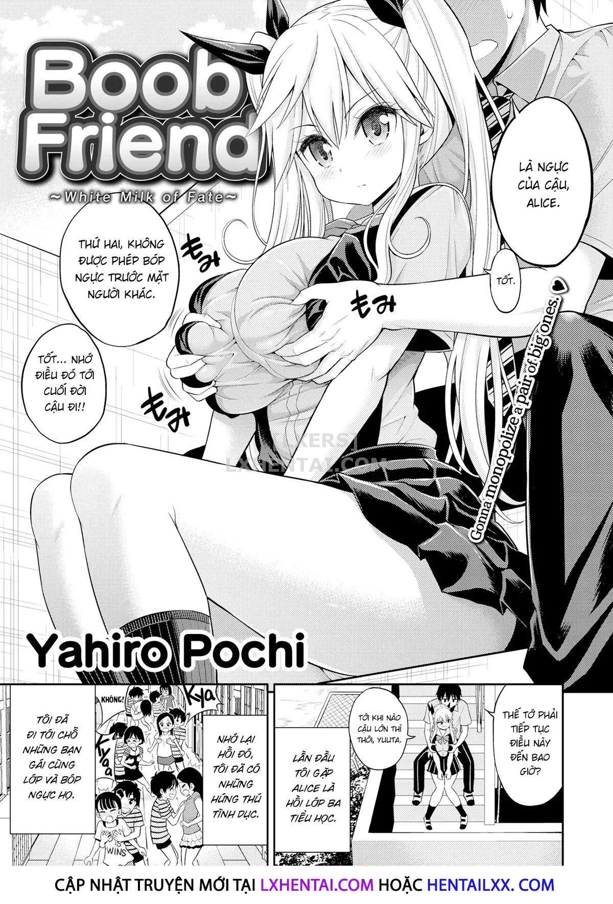 HentaiVN.net - Ảnh 4 - Boob Friend ~White Milk of Fate~ - Chap 1