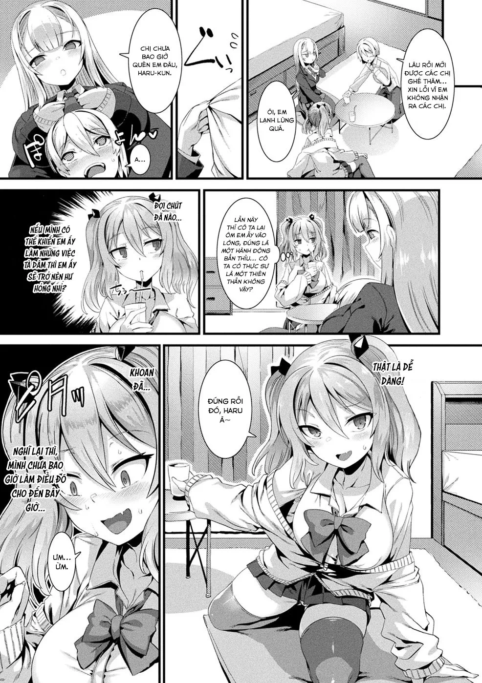 HentaiVN.net - Ảnh 3 - Thiên thần và Ác quỷ [Debi☆En Scramble Part 1] - Chap 1