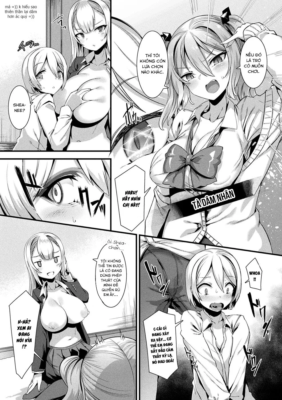 HentaiVN.net - Ảnh 7 - Thiên thần và Ác quỷ [Debi☆En Scramble Part 1] - Chap 1