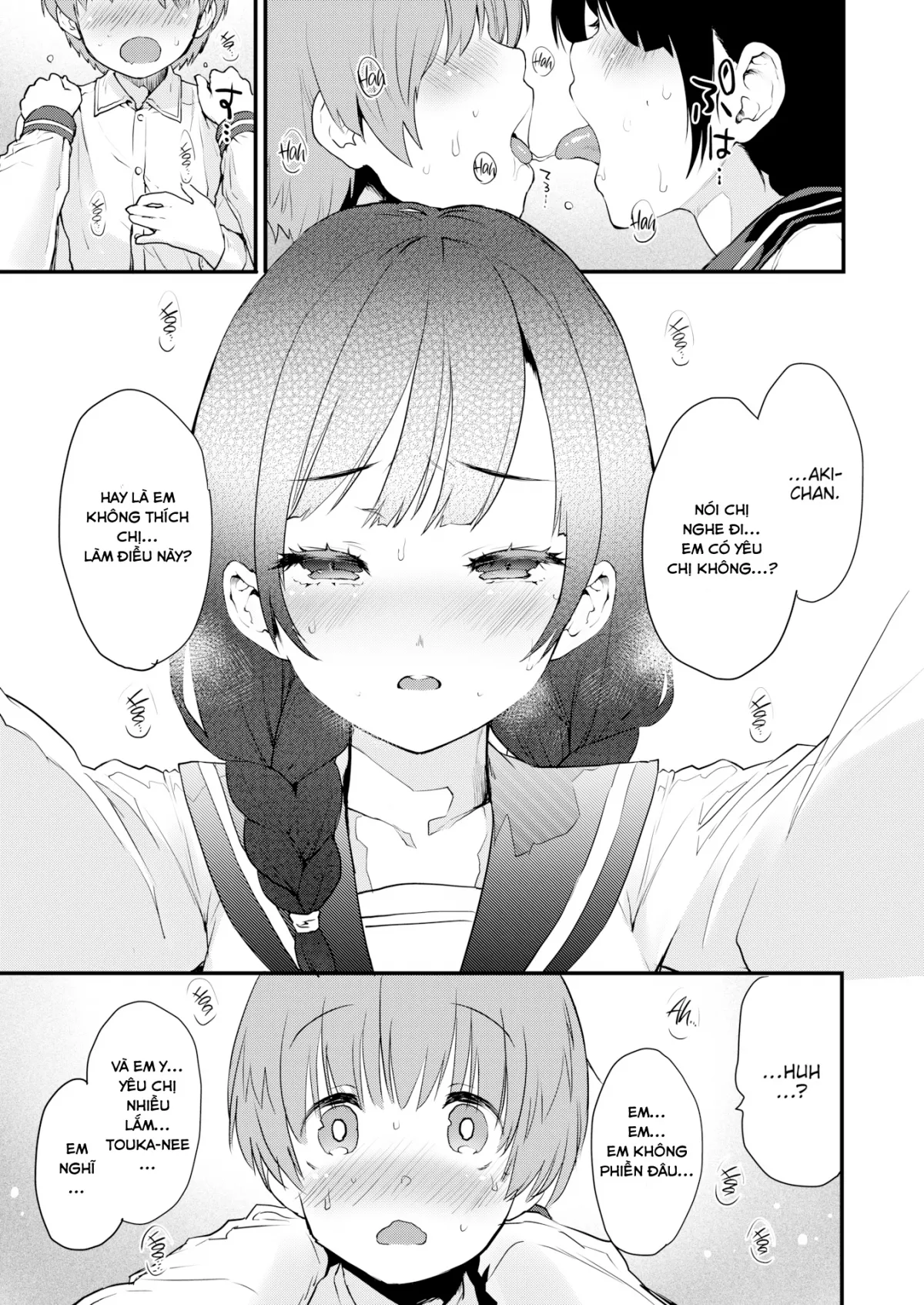 HentaiVN.net - Ảnh 10 - Mối tình ấy liệu chỉ của riêng đôi ta? [Sister] - Chap 1