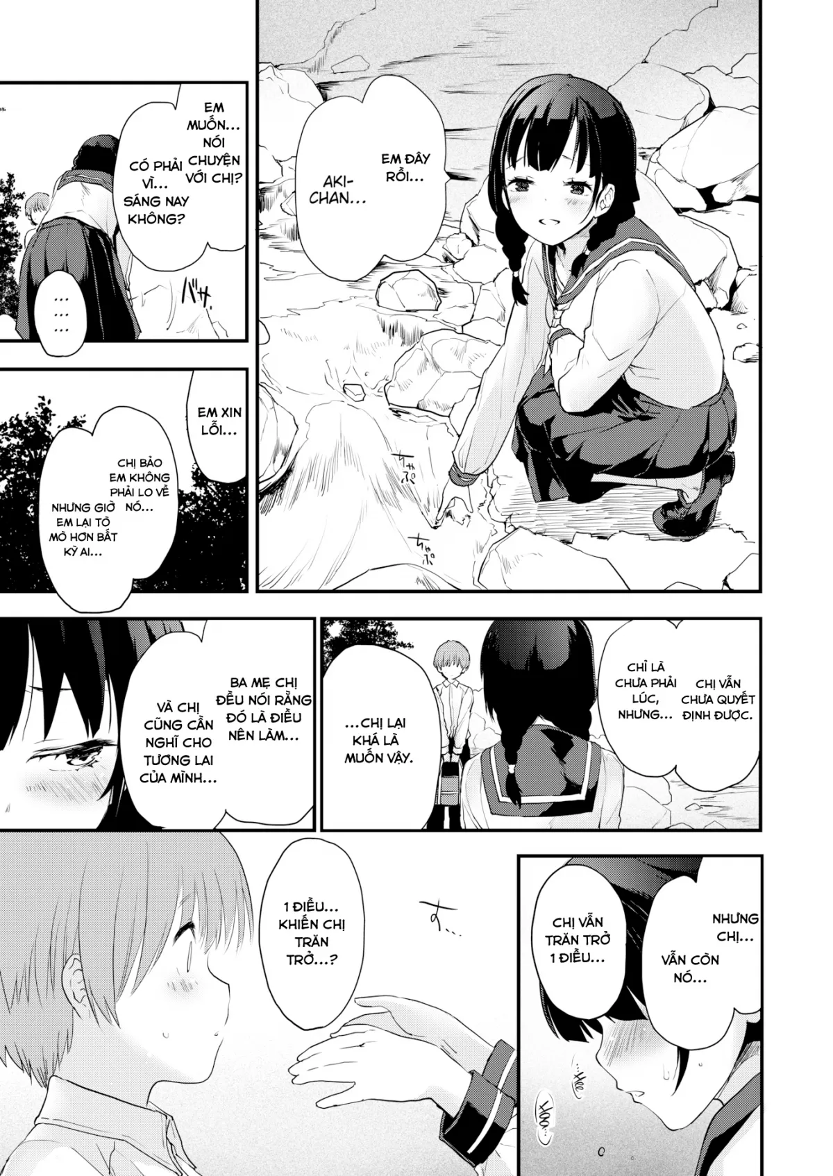 HentaiVN.net - Ảnh 8 - Mối tình ấy liệu chỉ của riêng đôi ta? [Sister] - Chap 1