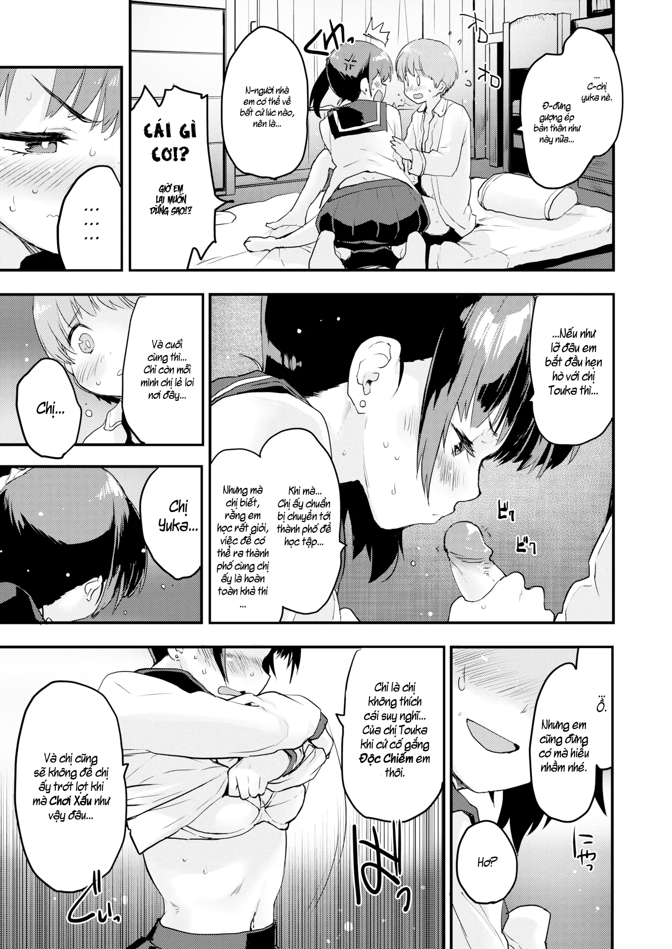 HentaiVN.net - Ảnh 7 - Mối tình ấy liệu chỉ của riêng đôi ta? [Sister] - Chap 2