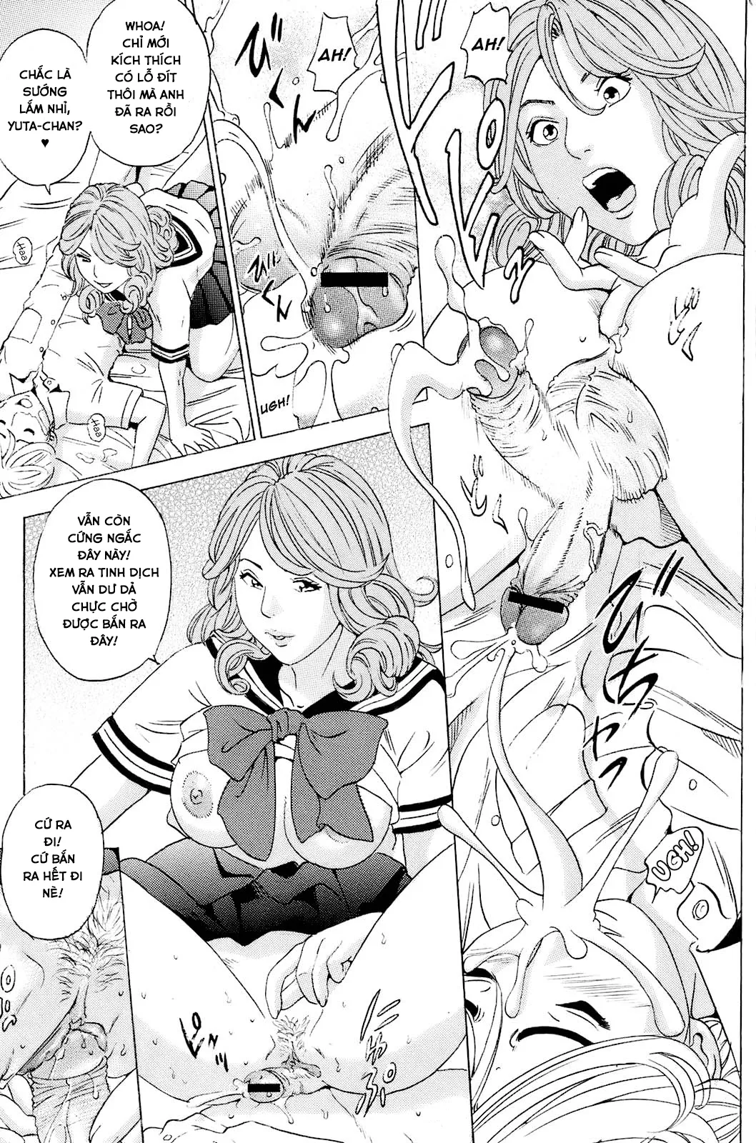 HentaiVN.net - Ảnh 14 - Thừa Hưởng Từ Mẹ! [D.N.A] - Chap 1