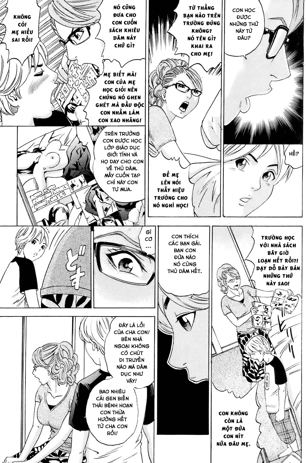 HentaiVN.net - Ảnh 6 - Thừa Hưởng Từ Mẹ! [D.N.A] - Chap 1