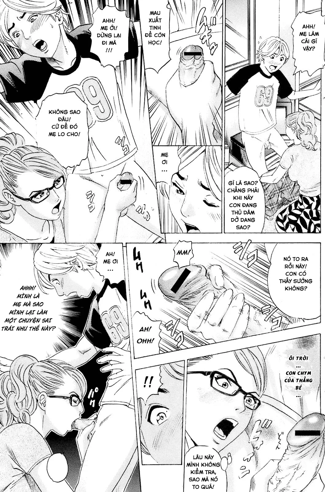 HentaiVN.net - Ảnh 8 - Thừa Hưởng Từ Mẹ! [D.N.A] - Chap 1