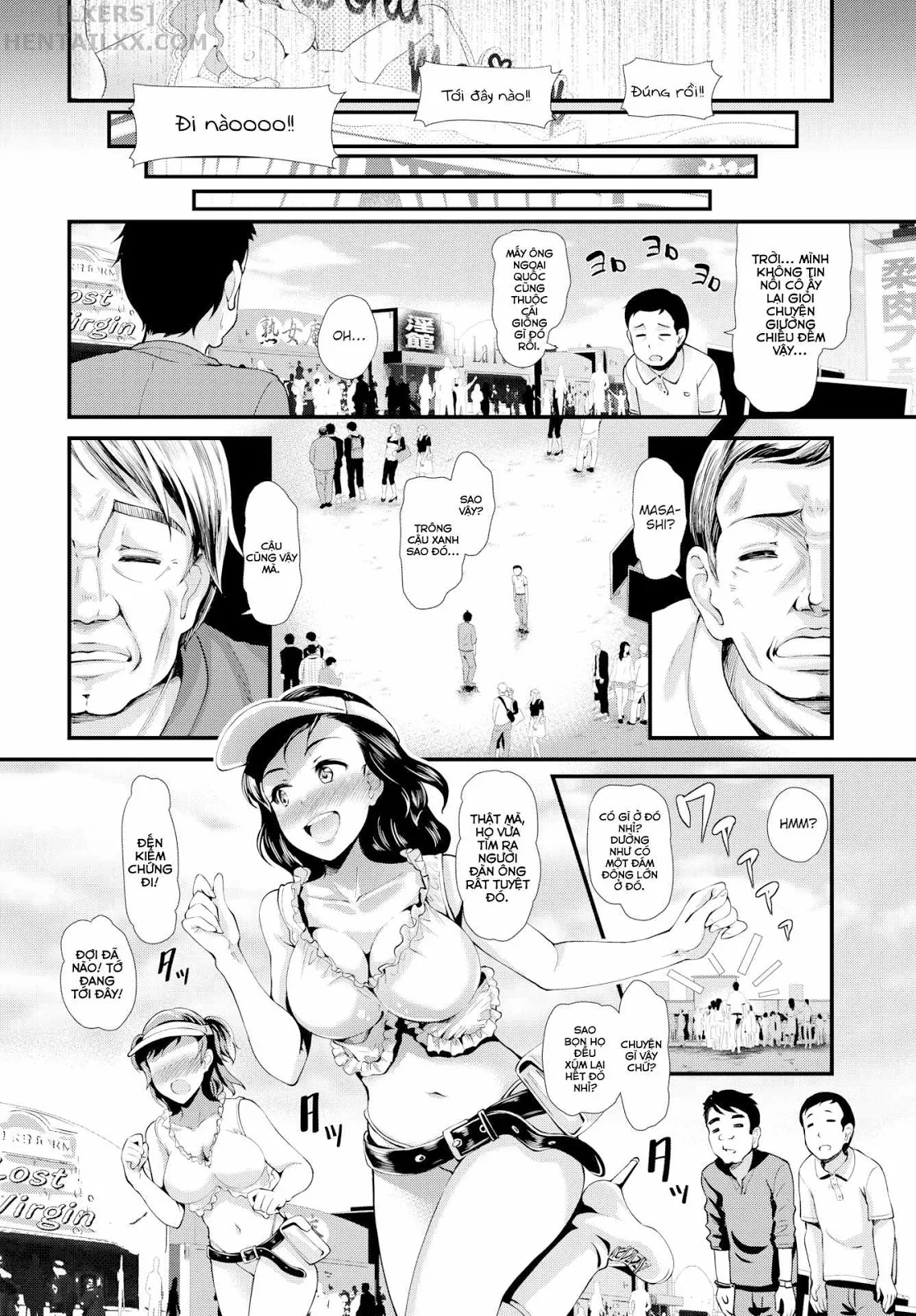 HentaiVN.net - Ảnh 14 - Let's All Cum Together! Tender Meat Festival! - Chap 1
