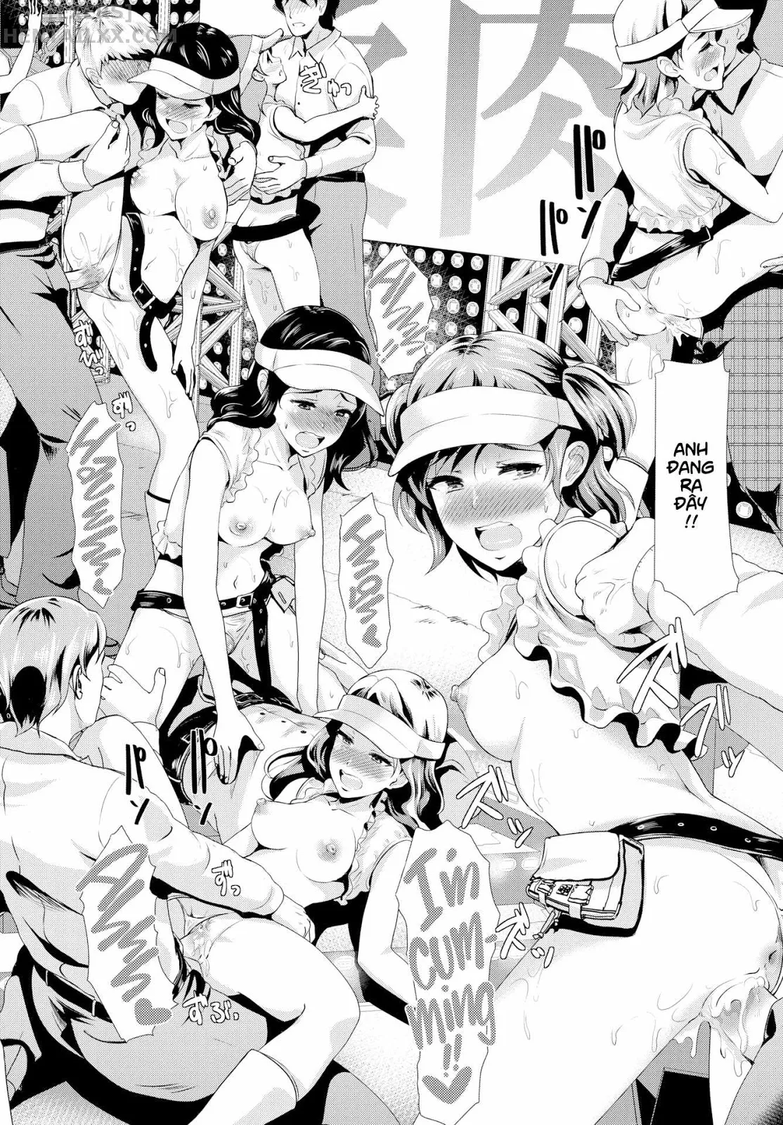 HentaiVN.net - Ảnh 20 - Let's All Cum Together! Tender Meat Festival! - Chap 1