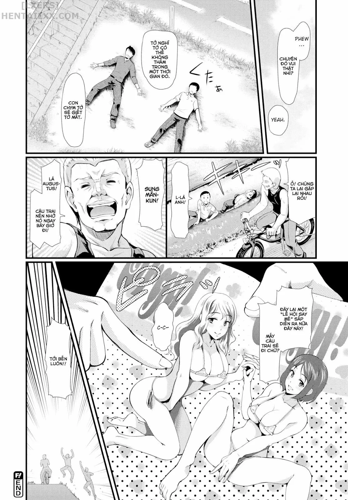 HentaiVN.net - Ảnh 22 - Let's All Cum Together! Tender Meat Festival! - Chap 1