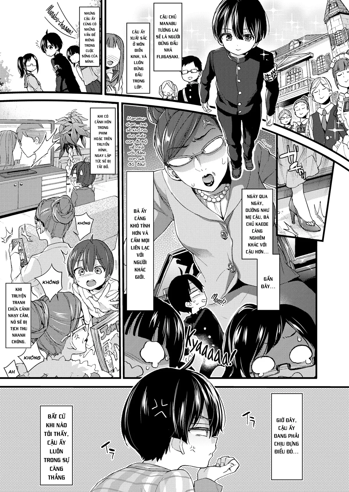 HentaiVN.net - Ảnh 3 - Master manabu has hit puberty - Chap 1