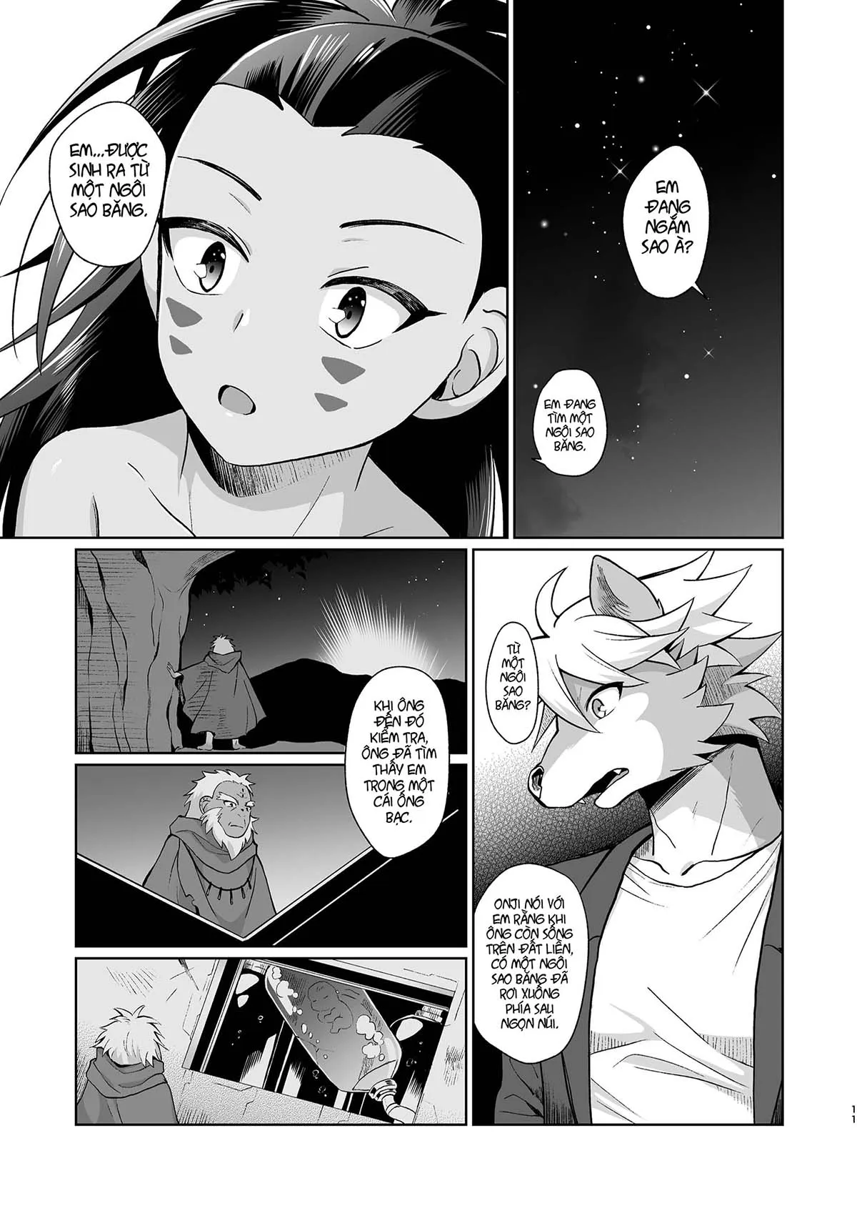 HentaiVN.net - Ảnh 11 - Sự ghép đôi giữa người và sói [Hito no tsugai, kemono no tsugai] - Chap 1