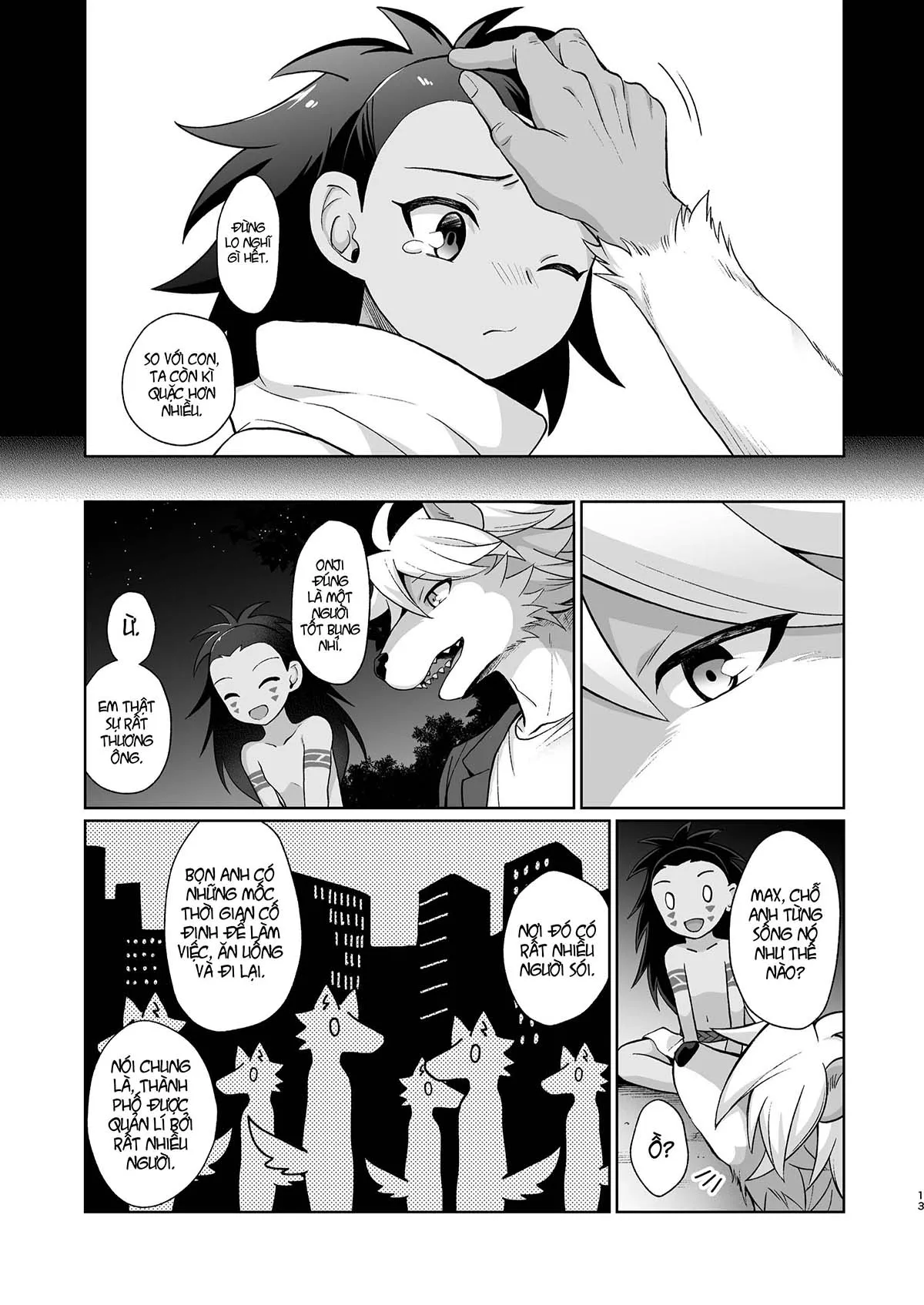 HentaiVN.net - Ảnh 13 - Sự ghép đôi giữa người và sói [Hito no tsugai, kemono no tsugai] - Chap 1