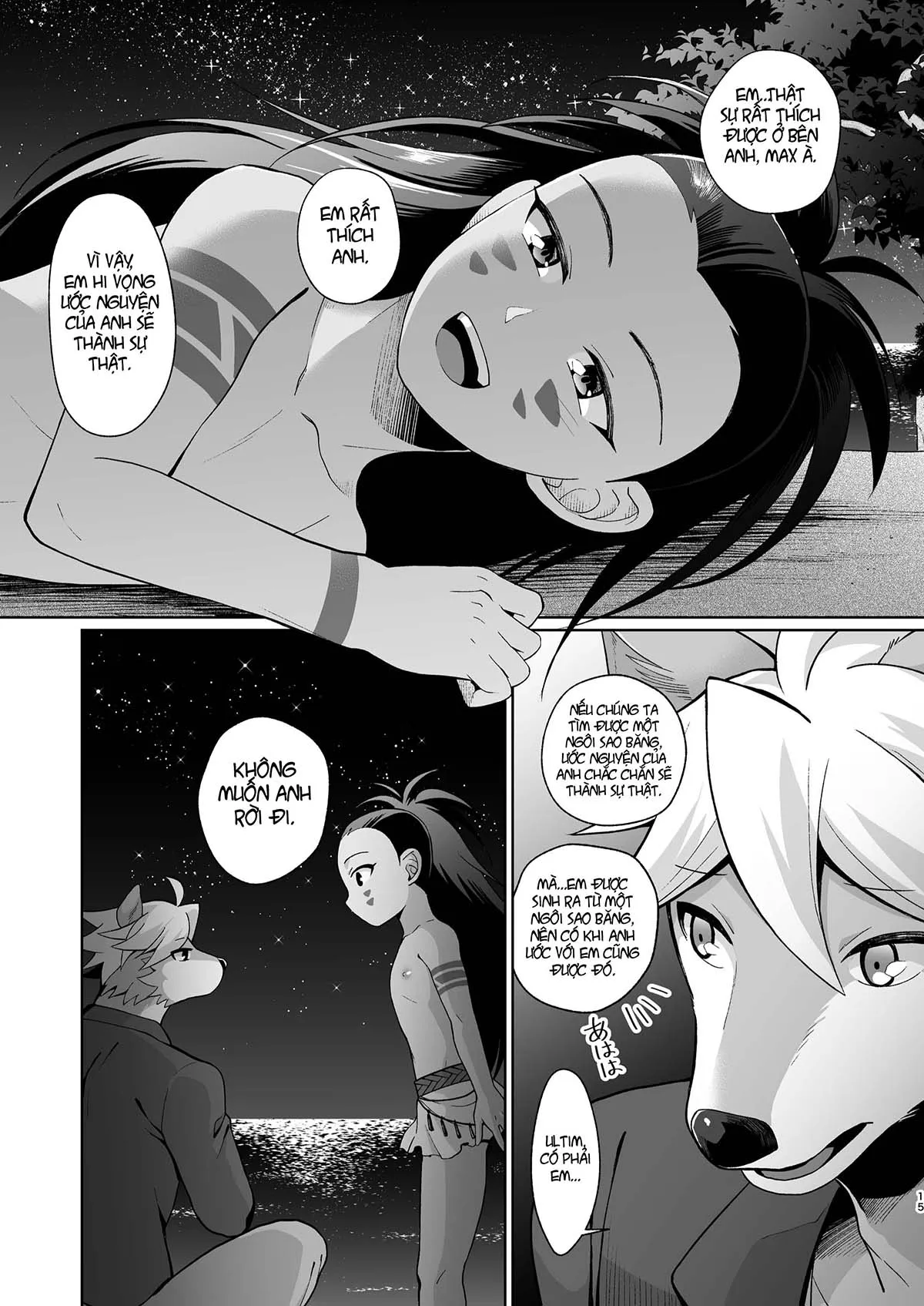 HentaiVN.net - Ảnh 15 - Sự ghép đôi giữa người và sói [Hito no tsugai, kemono no tsugai] - Chap 1