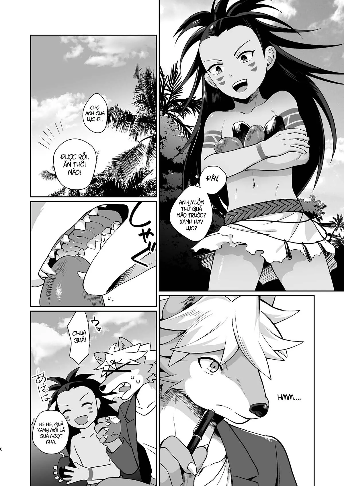 HentaiVN.net - Ảnh 6 - Sự ghép đôi giữa người và sói [Hito no tsugai, kemono no tsugai] - Chap 1