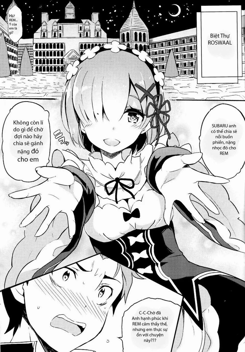 HentaiVN.net - Ảnh 5 - Rem No Kawaisa Mo Onigakatteiru (Re:Zero kara Hajimeru Isekai Seikatsu) - Chap 1