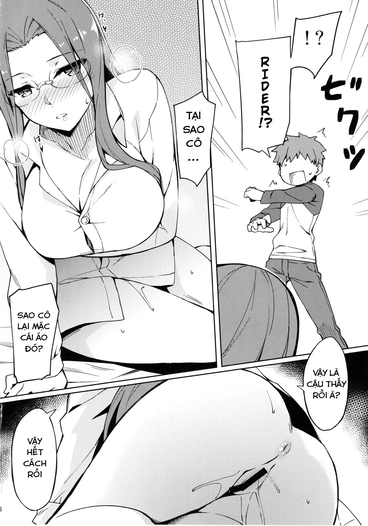 HentaiVN.net - Ảnh 9 - Rider-san to Hadawai. - Chap 1