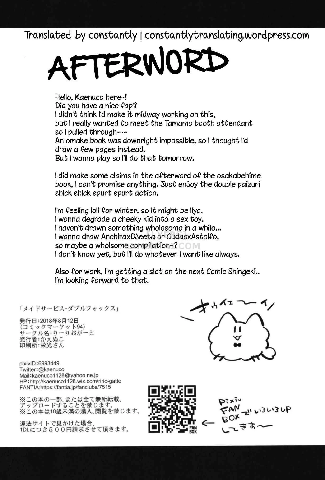 HentaiVN.net - Ảnh 26 - Maid Service Double Fox - Chap 1