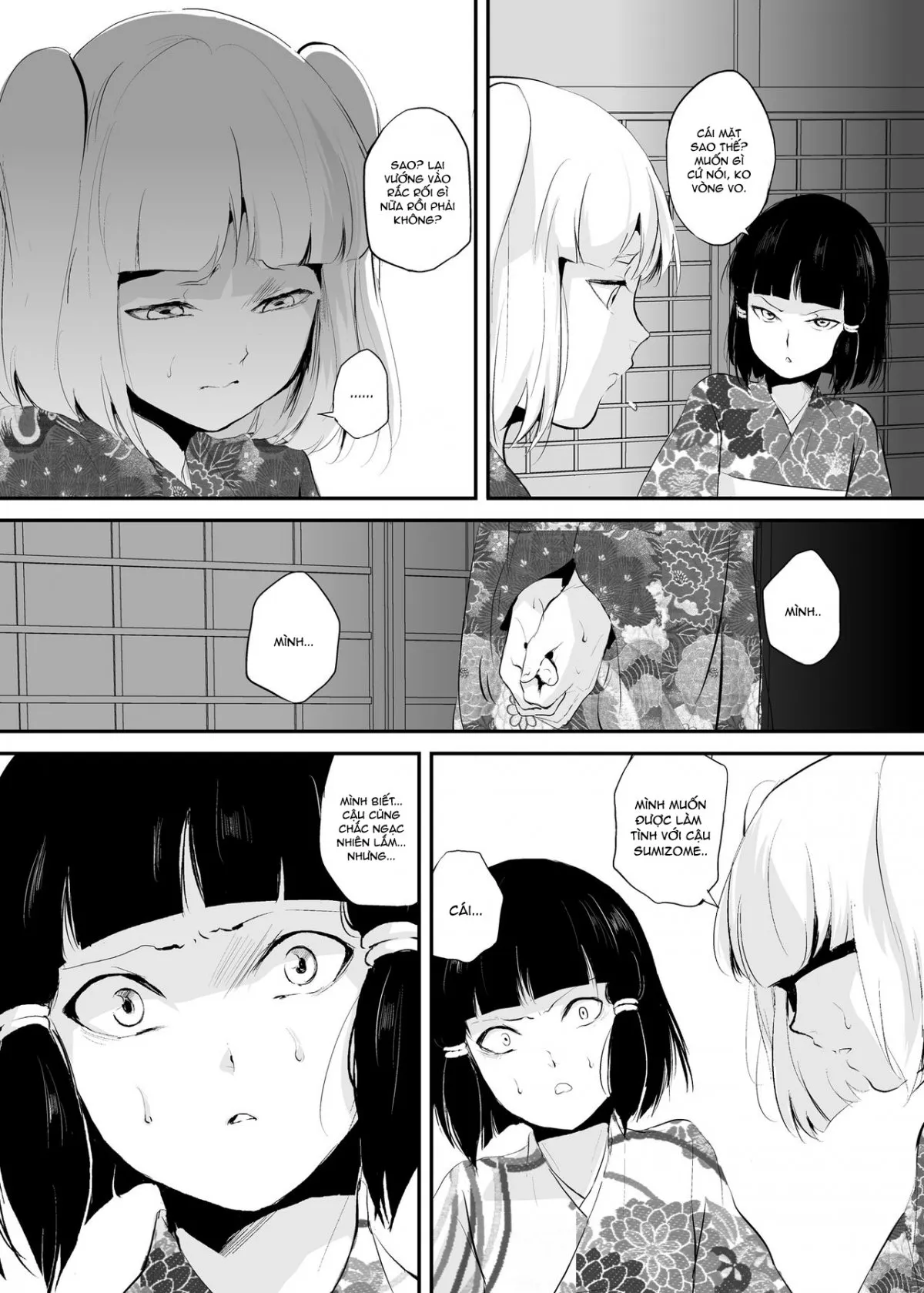 HentaiVN.net - Ảnh 13 - Hakusen to Sumizome Kaidan Shitagaku Jouji - Chap 1