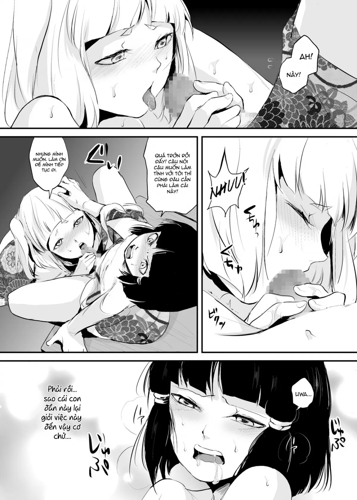 HentaiVN.net - Ảnh 19 - Hakusen to Sumizome Kaidan Shitagaku Jouji - Chap 1