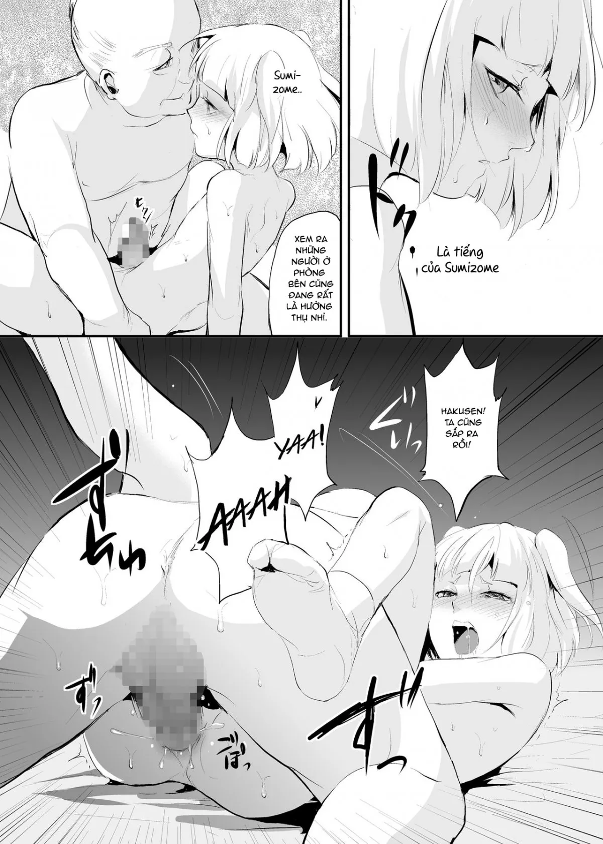HentaiVN.net - Ảnh 8 - Hakusen to Sumizome Kaidan Shitagaku Jouji - Chap 1