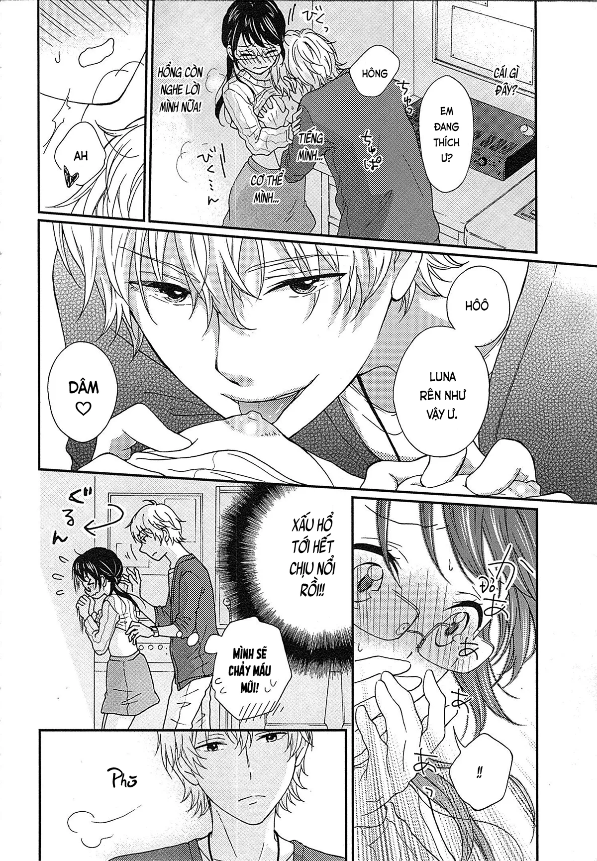 HentaiVN.net - Ảnh 15 - Cô gái hay hoang tưởng thích sự nóng bỏng [Mousou Otome Oatsui no ga Osuki; 妄想乙女はお熱いのがお好きっ] - Chap 2
