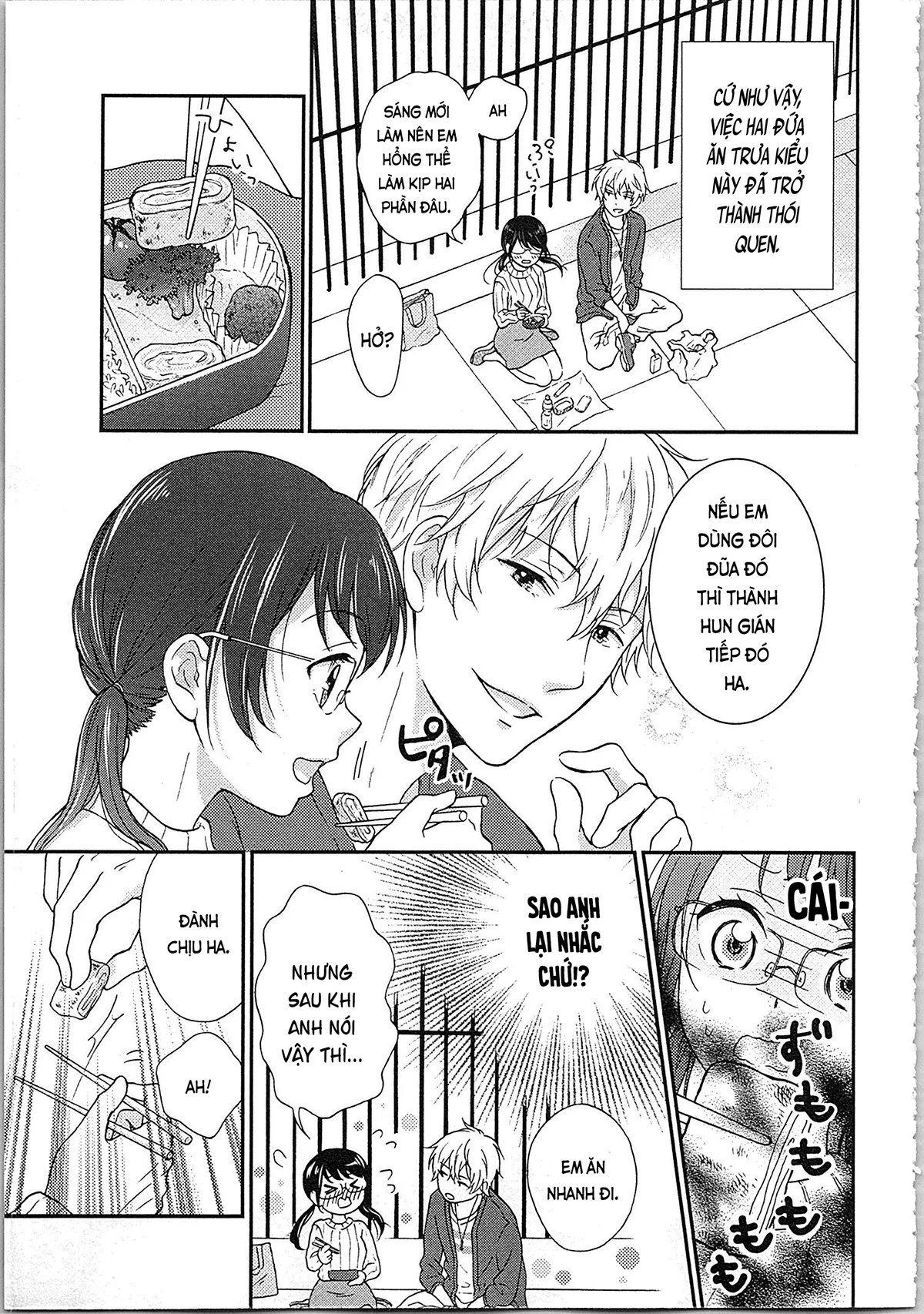 HentaiVN.net - Ảnh 4 - Cô gái hay hoang tưởng thích sự nóng bỏng [Mousou Otome Oatsui no ga Osuki; 妄想乙女はお熱いのがお好きっ] - Chap 2
