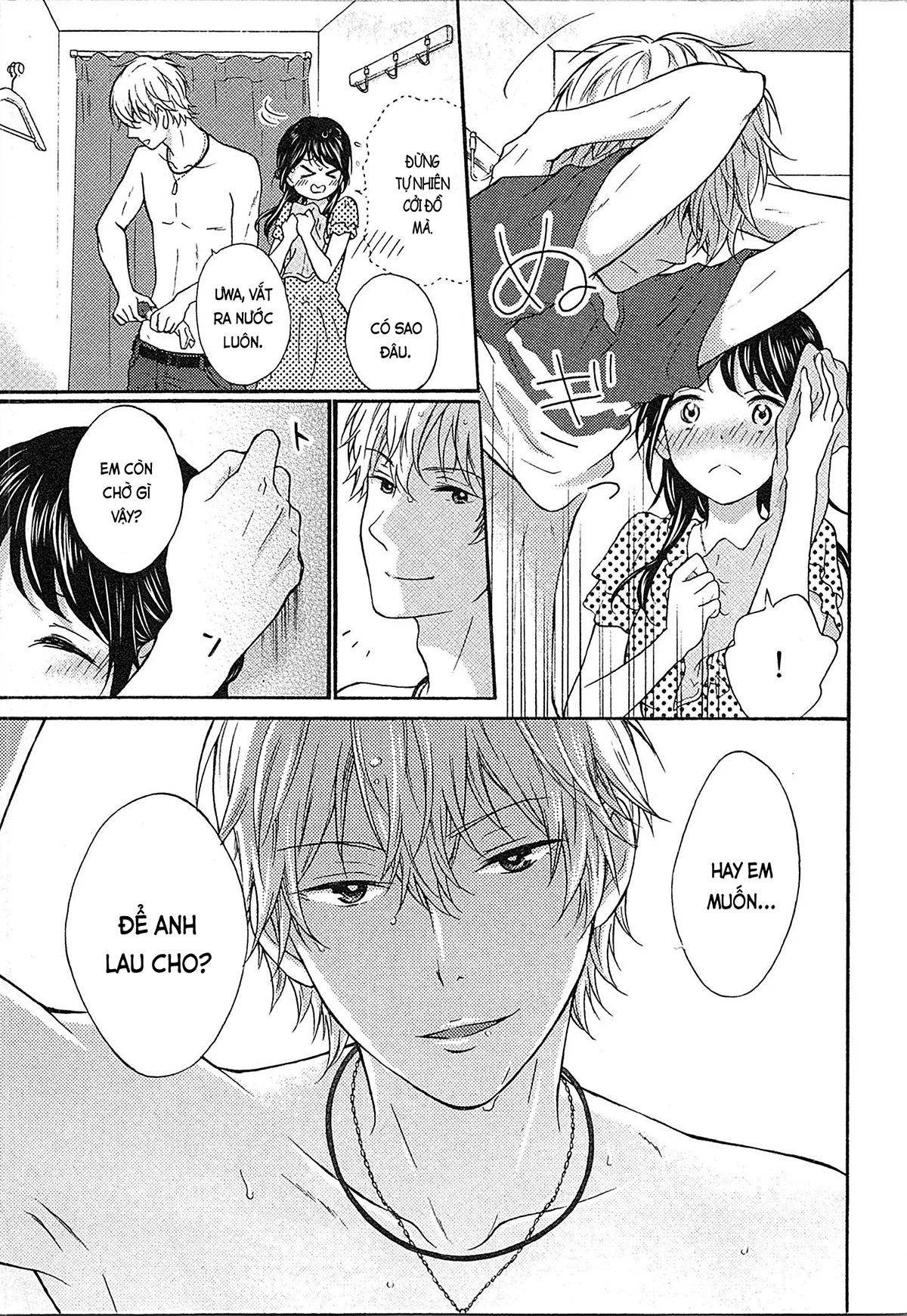 HentaiVN.net - Ảnh 16 - Cô gái hay hoang tưởng thích sự nóng bỏng [Mousou Otome Oatsui no ga Osuki; 妄想乙女はお熱いのがお好きっ] - Chap 4