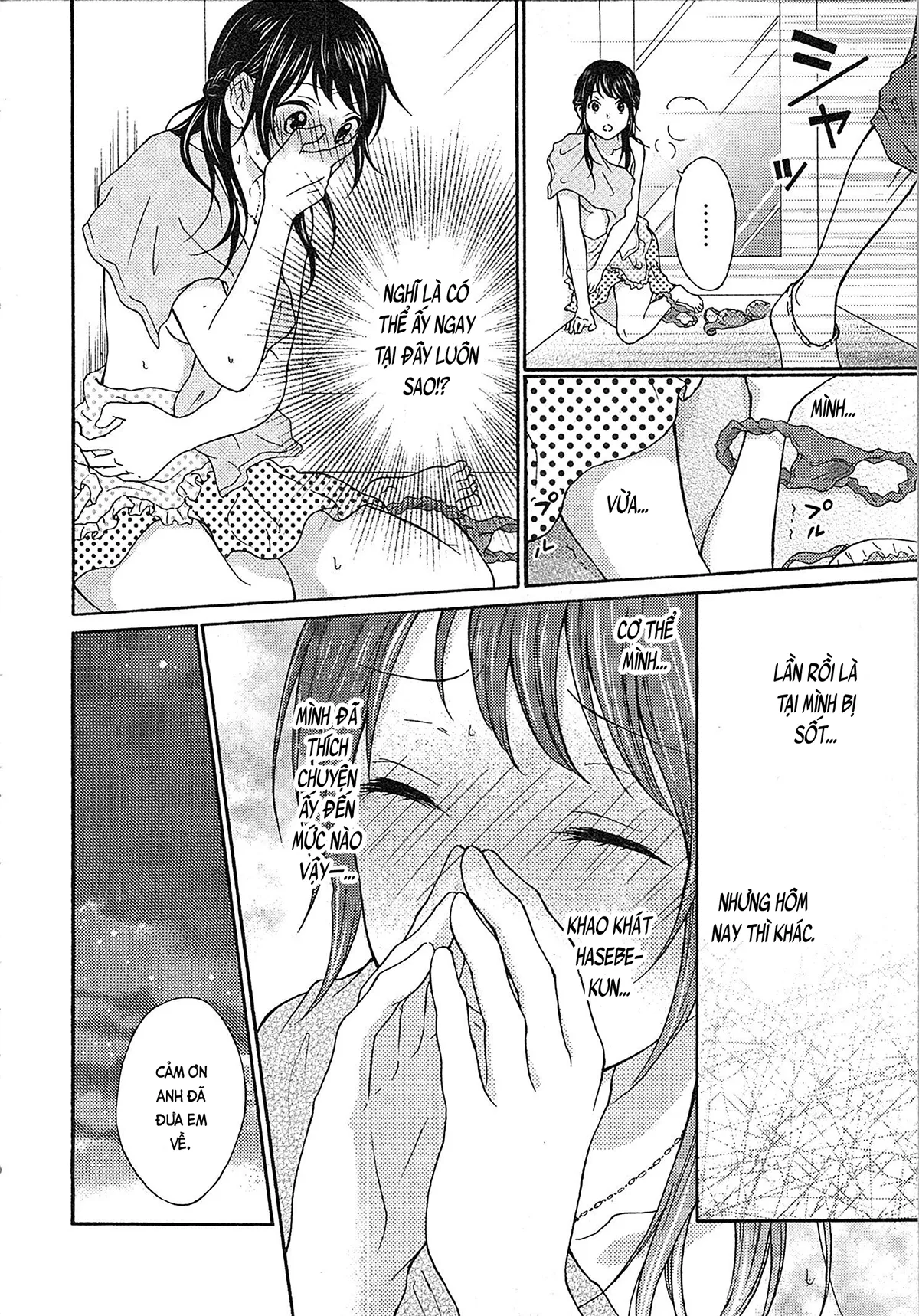 HentaiVN.net - Ảnh 23 - Cô gái hay hoang tưởng thích sự nóng bỏng [Mousou Otome Oatsui no ga Osuki; 妄想乙女はお熱いのがお好きっ] - Chap 4